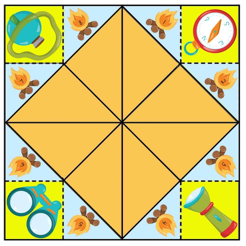 Free Printable Fortune Teller Template Pdf