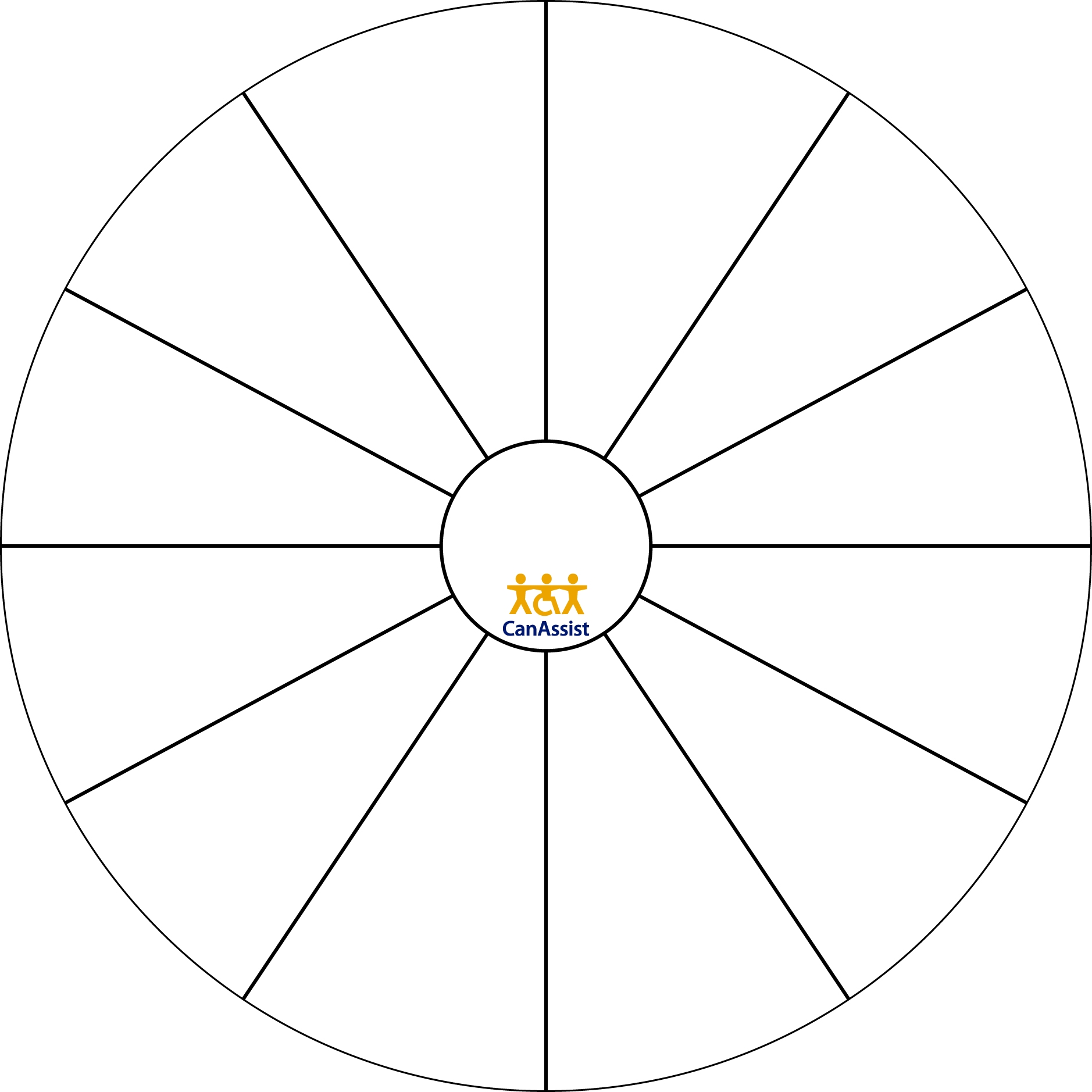 Printable Blank Spinner Templates