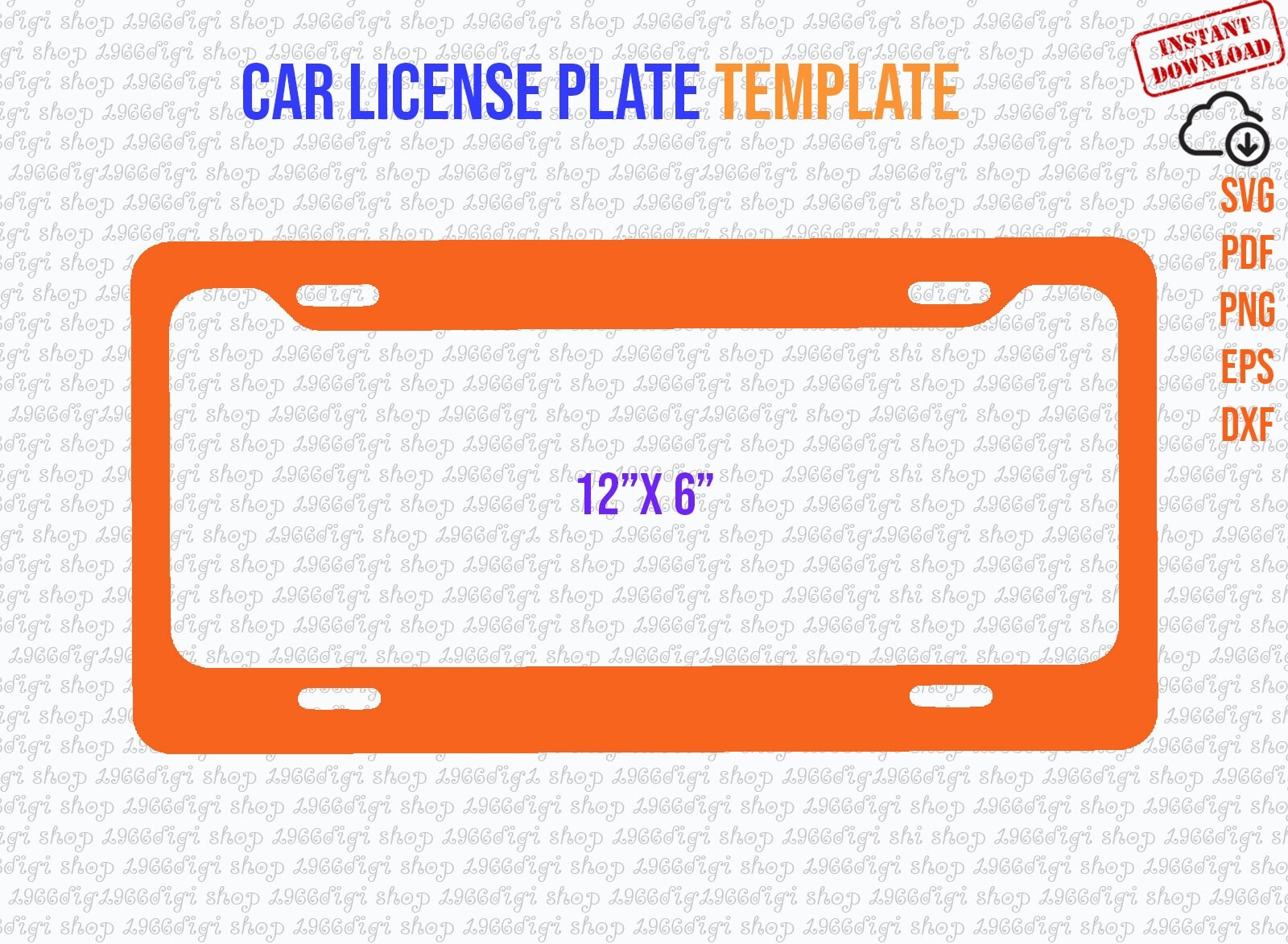 Car License Plate Template Svg Car License Plate Png Blank License Plate Template car Accessories Car Plate For Sublimation Svg Dxf Png Etsy