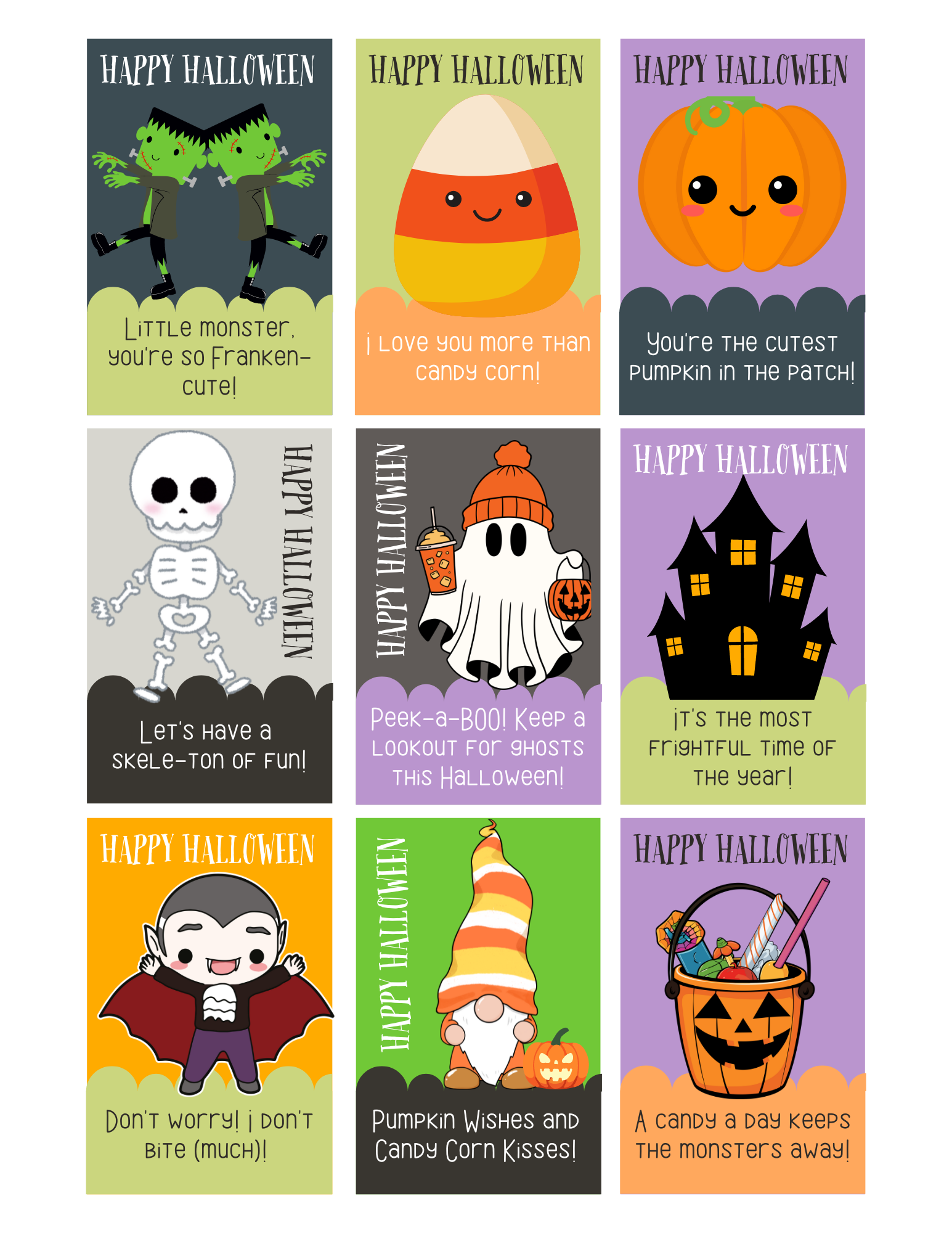 Celebrate Spooky Season With Free Printable Cute Halloween Cards Celebrate Spooky Season With Free Printable Cute Halloween Cards