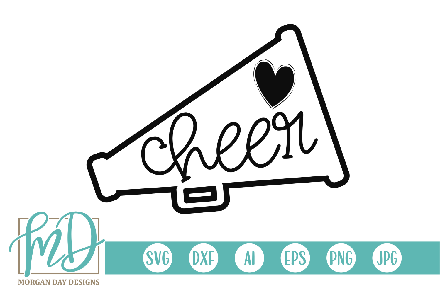 Free Printable Cheer Megaphone Template
