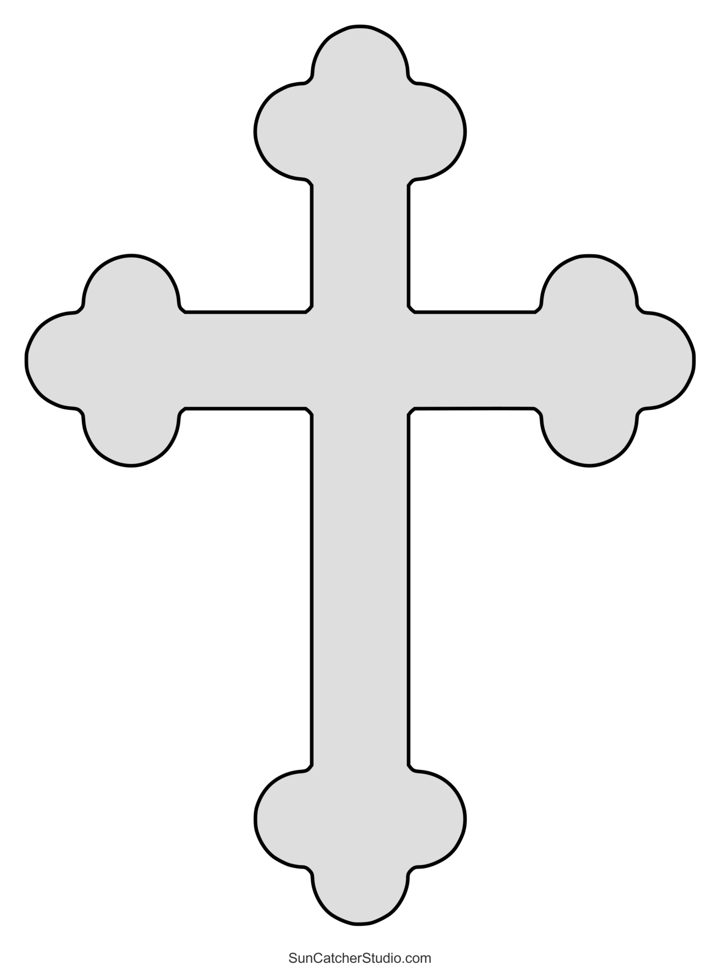Printable Cross Template Free