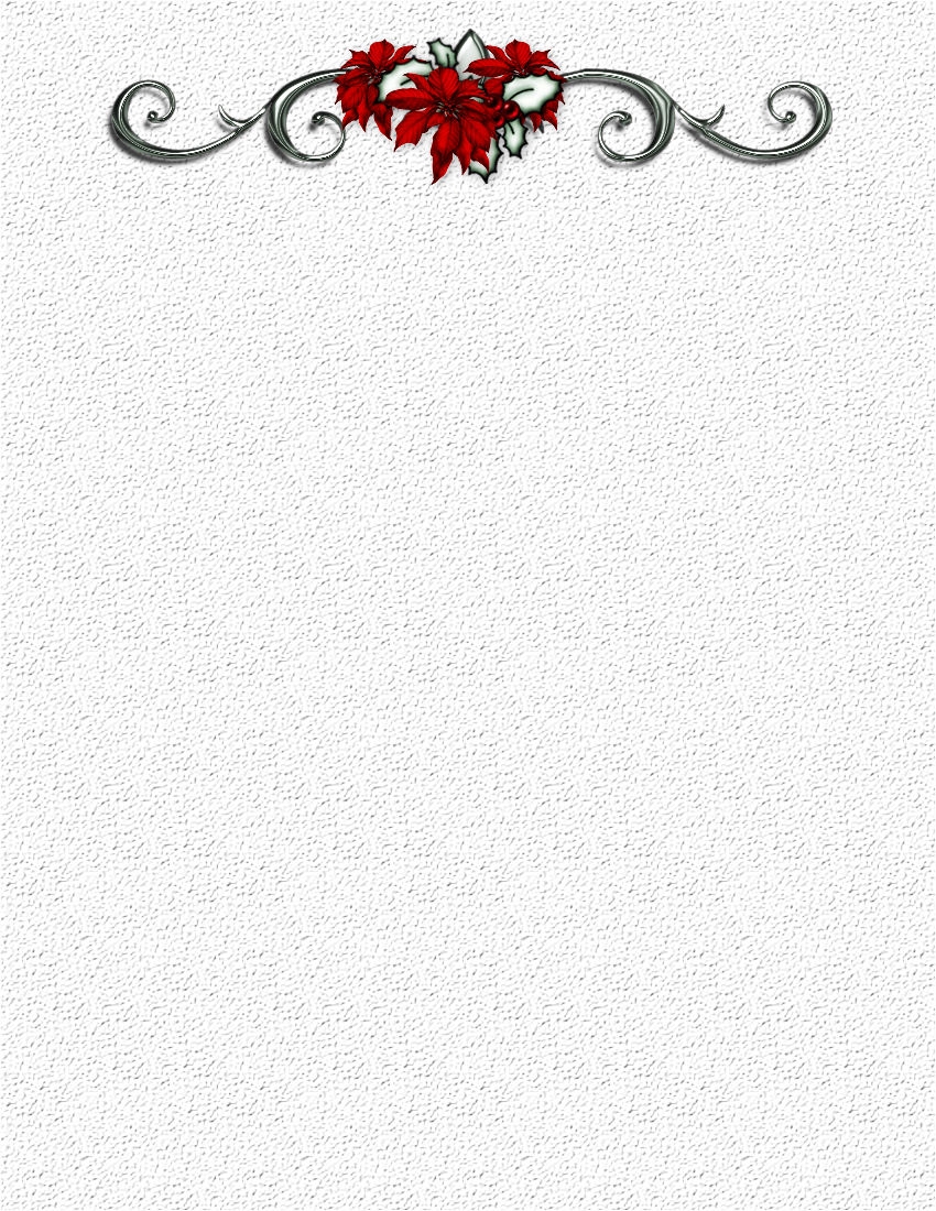 Free Printable Christmas Letterhead Template