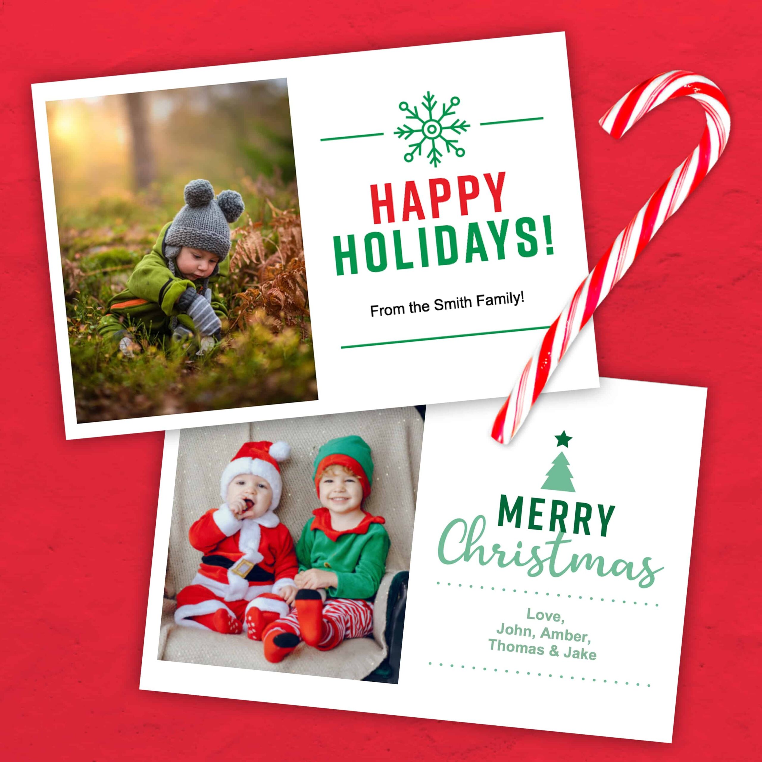 Free Christmas Card Templates Printable