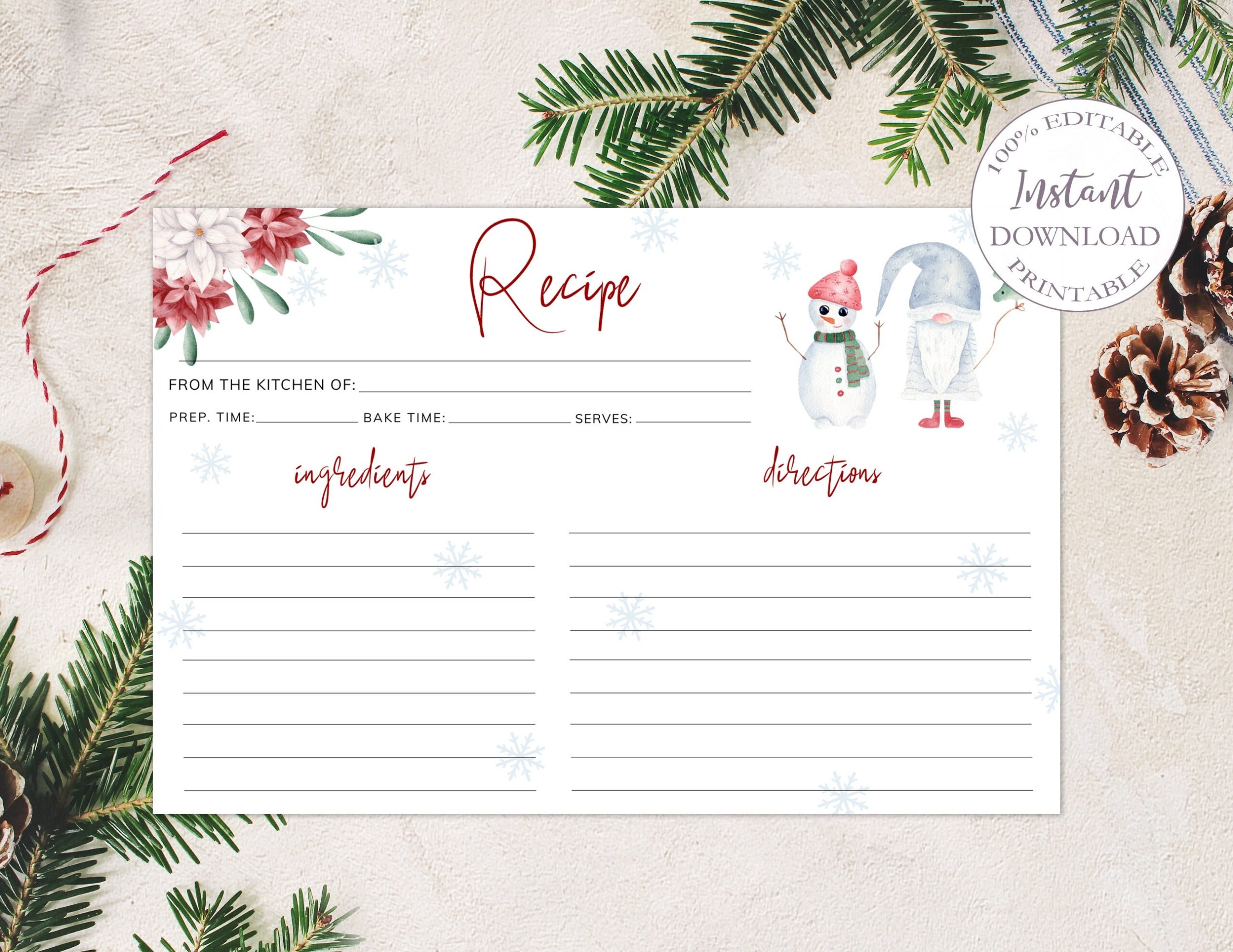 Christmas Recipe Card Printable 4x6 Recipe Cards Template Modern Recipe Card Editable Custom Recipe Cards Instant Download SRP 026 Etsy Christmas Recipe Card Printable 4x6 Recipe Cards Template Modern Recipe Card Editable Custom Recipe Cards Instant Download SRP 026 Etsy