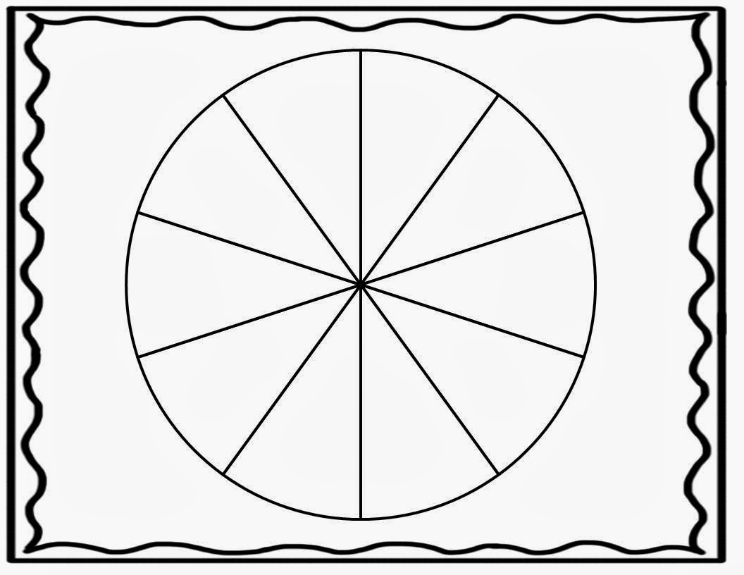 Printable Blank Spinner Wheel Template