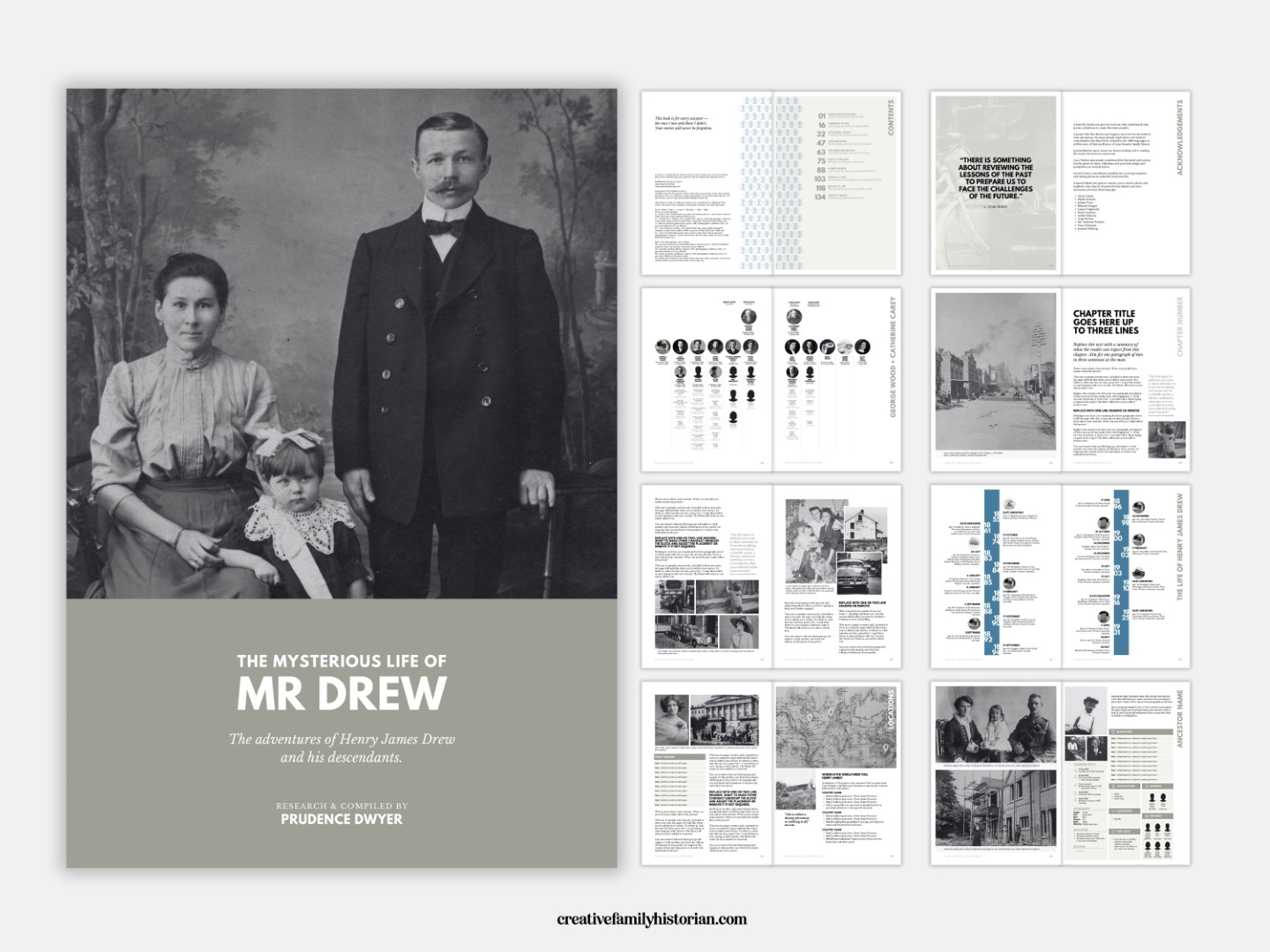 Free Printable Family History Book Template