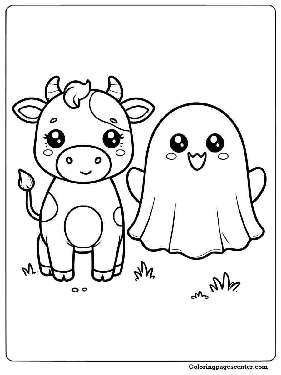 Color With This Super Cool Cow Coloring Page For All Kids ColoringPagesCenter Free Coloring Pages OFUSE 