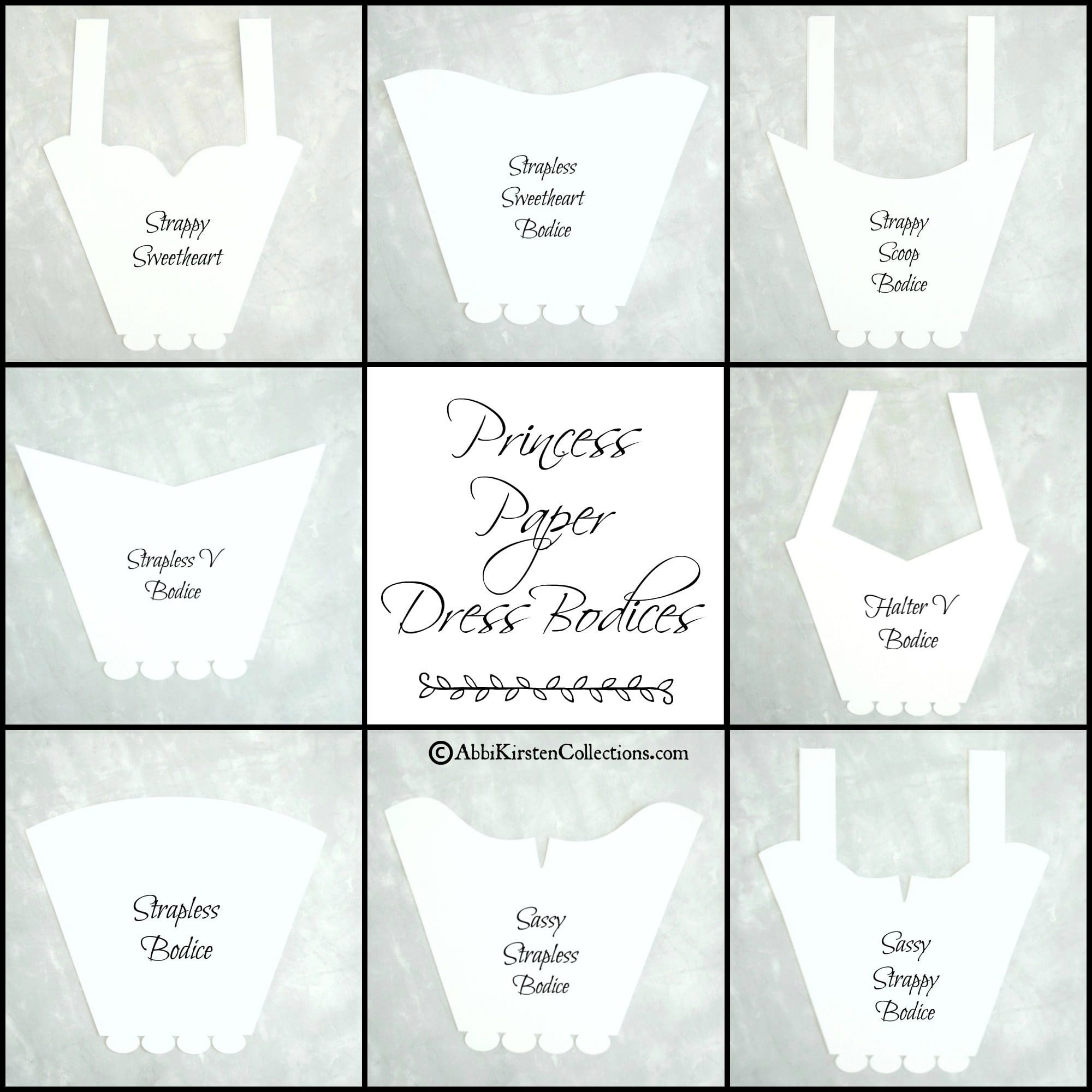 Free Printable Paper Dress Template