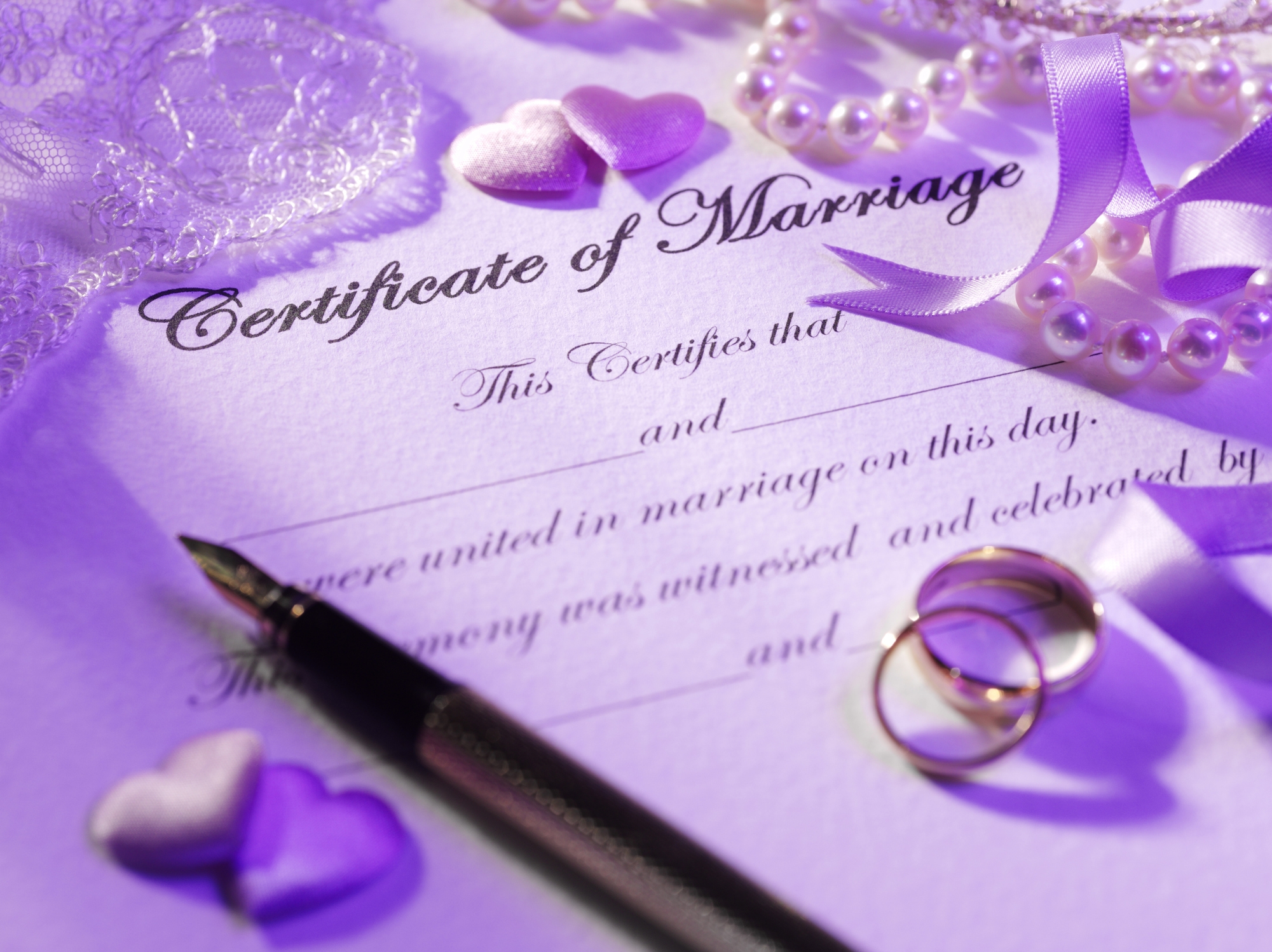 Free Printable Marriage Certificate Template