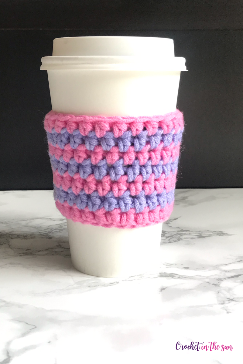Crochet Cup Cozy Free And Easy Crochet Pattern And Photo Tutorial