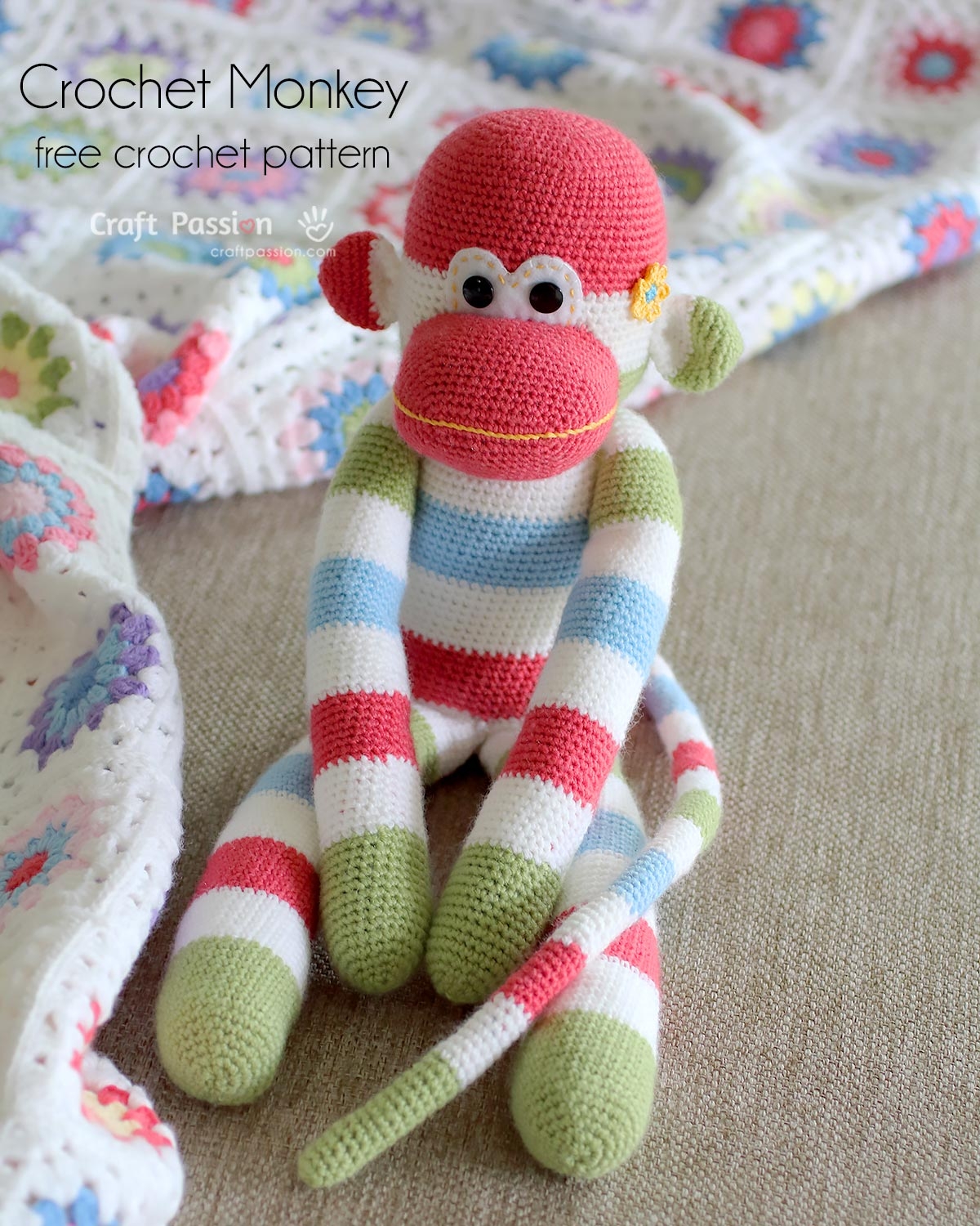 Crochet Monkey Amigurumi Pattern Free Craft Passion
