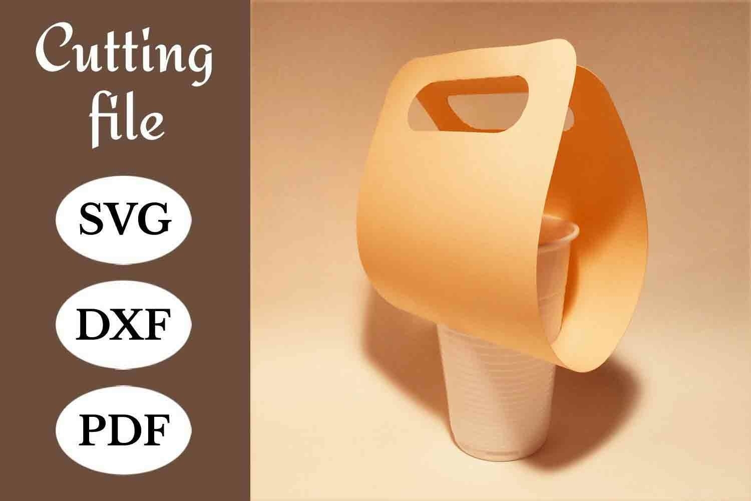 Cup Holder Template Cup Carrier Cup Bag Coffee Cup Holder