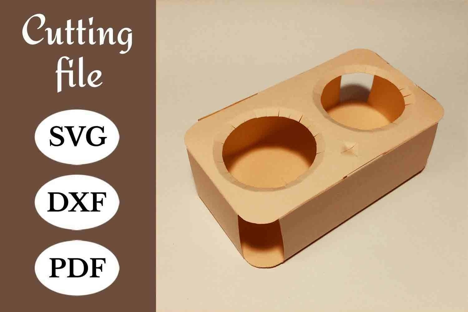 Cup Holder Template Two Cup Holder Coffee Cup 2097255 