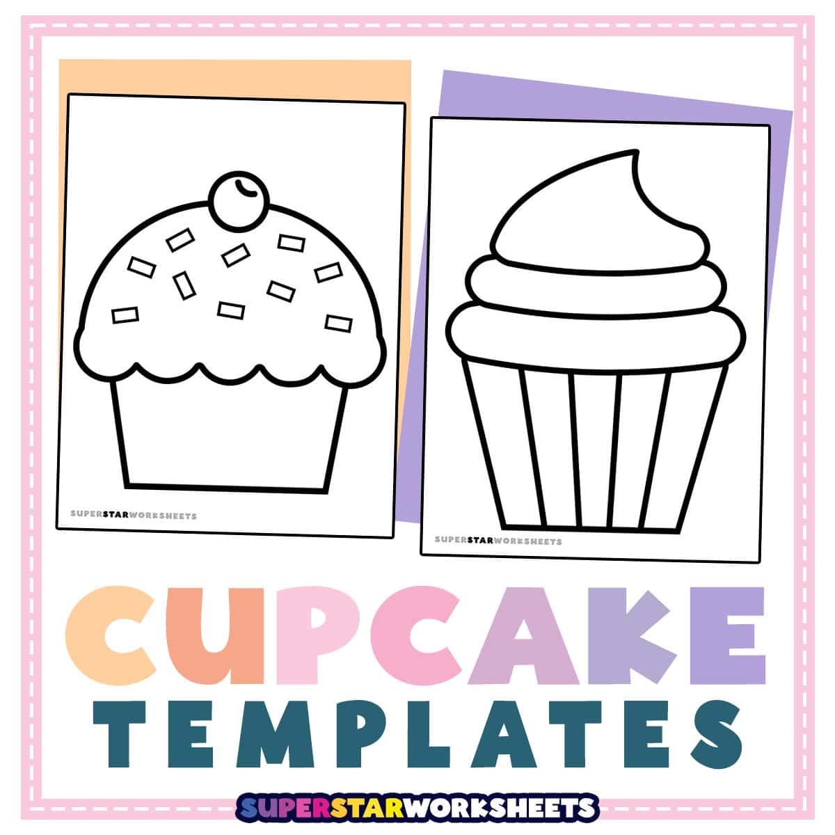 Free Printable Cupcake Holder Template