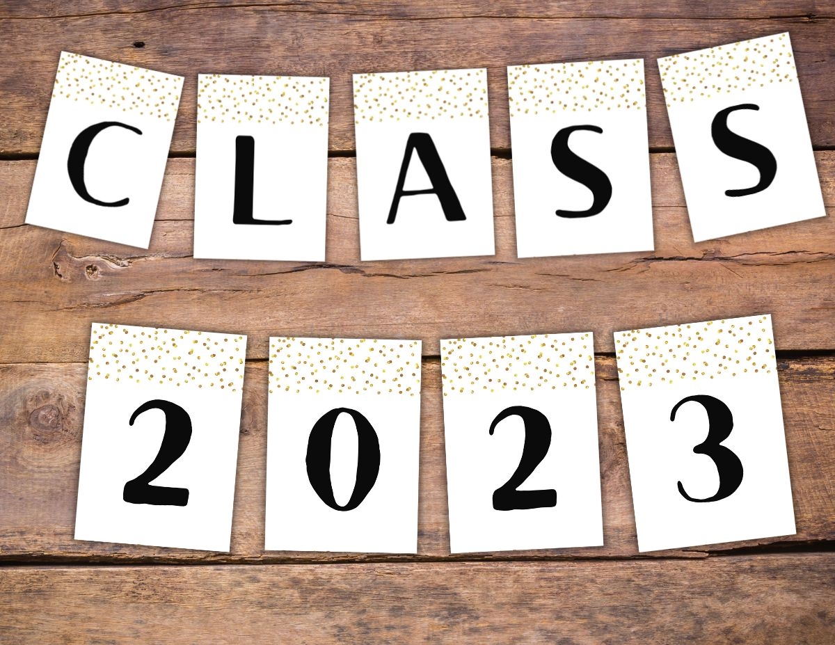 Cute Graduation Party Free Printables Gold And Black OriginalMOM