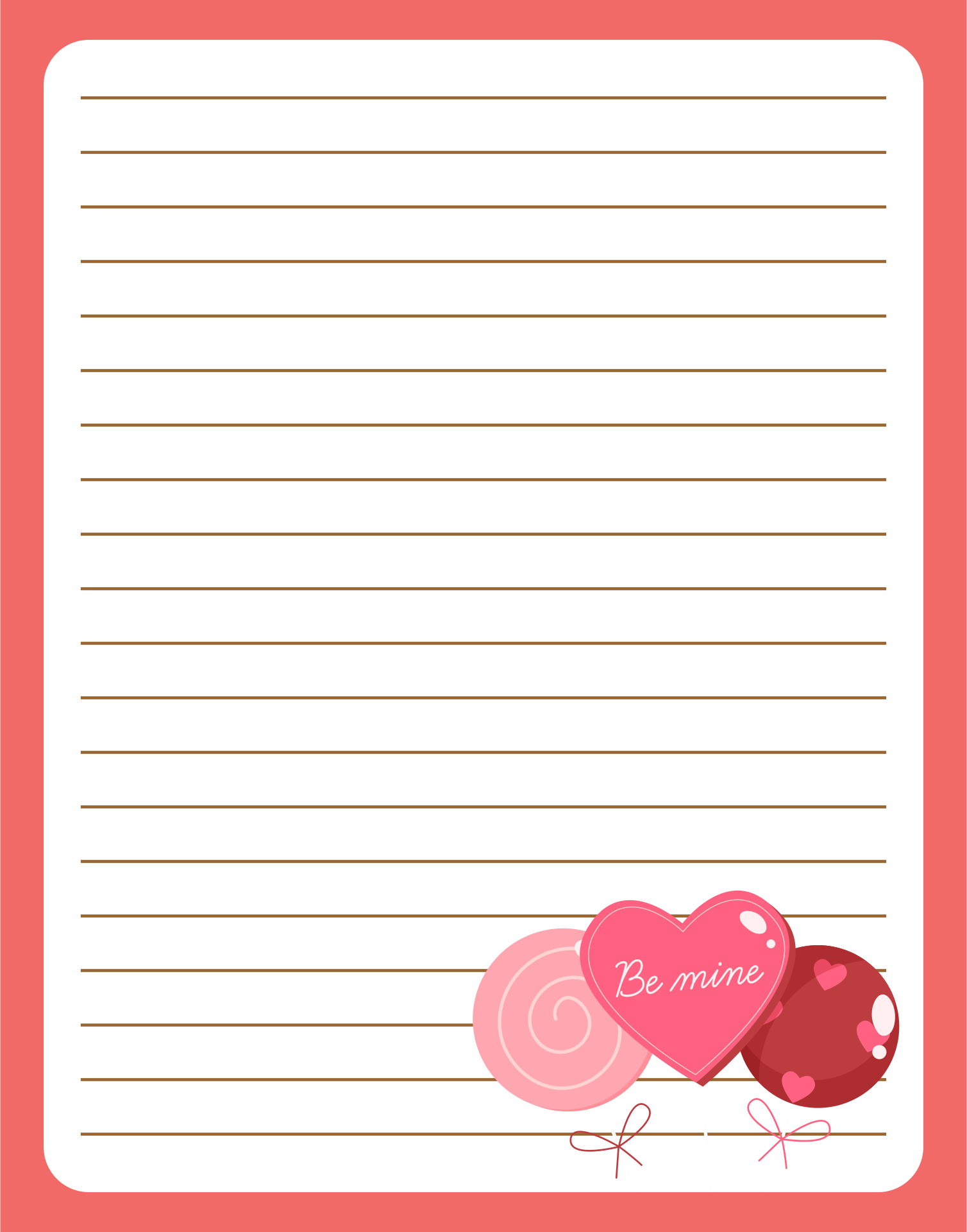 Cute Owls Love Letter Stationery 10 Free PDF Printables 