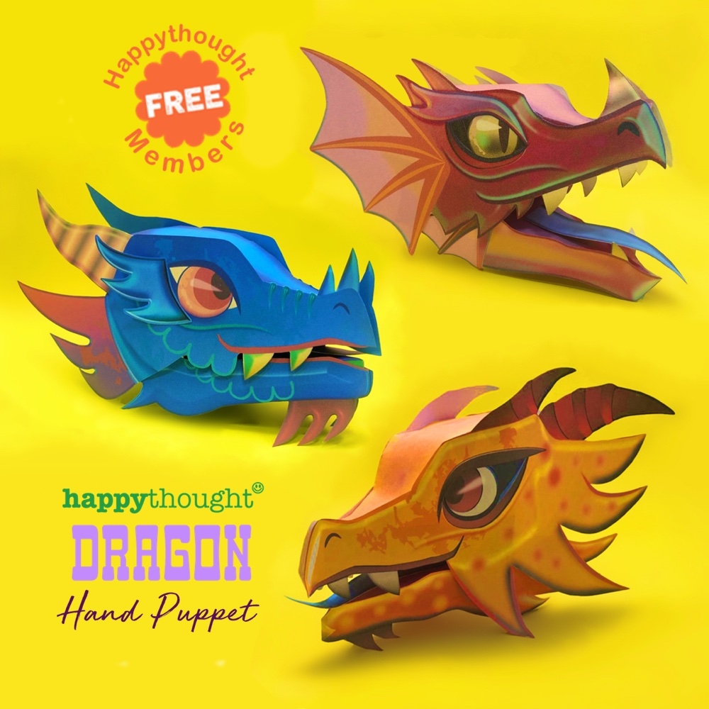 DIY Dragon Hand Puppet Craft DIY Dragon Hand Puppet Craft