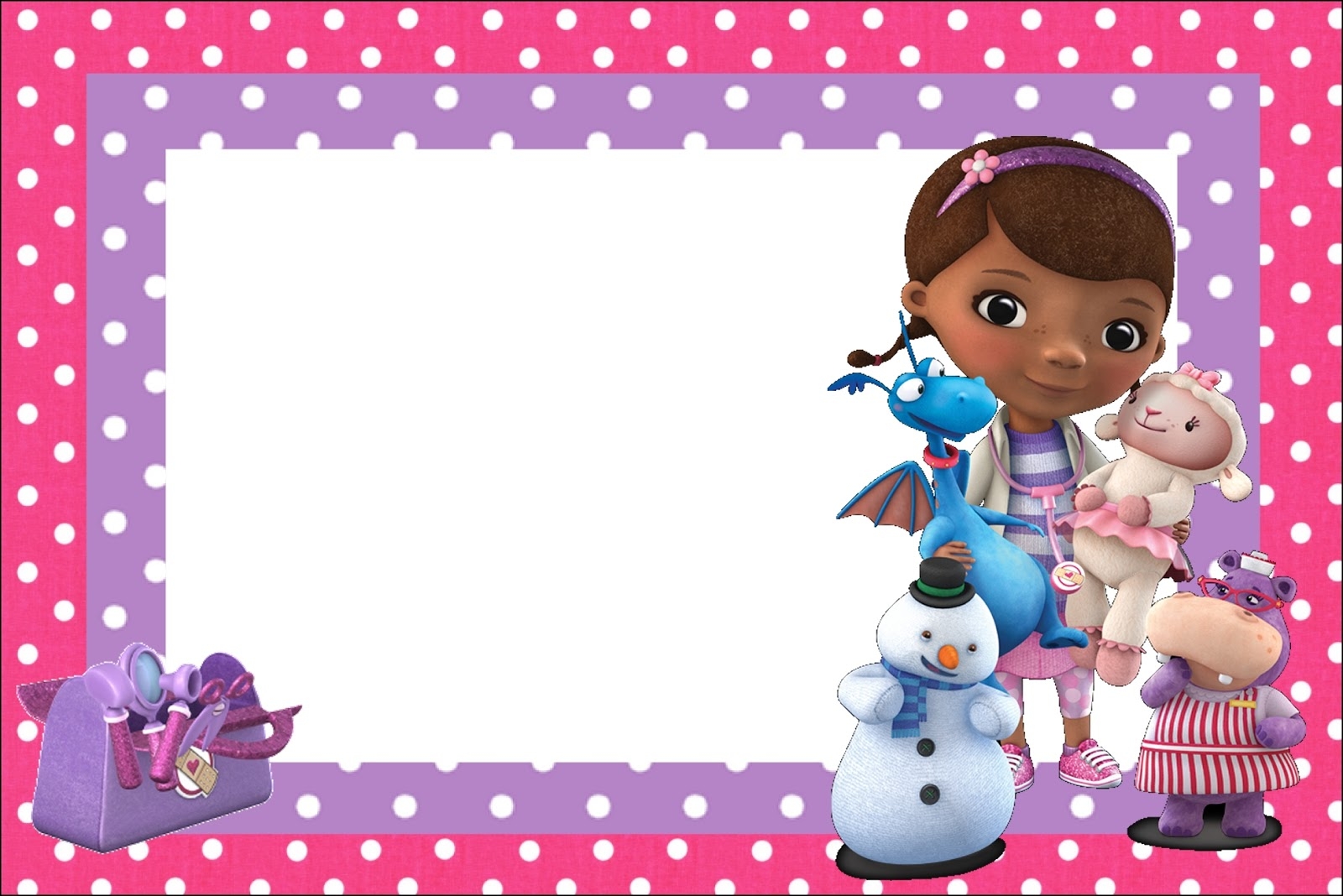 Doc McStuffins Free Printable Invitations Oh My Fiesta In English Worksheets Library