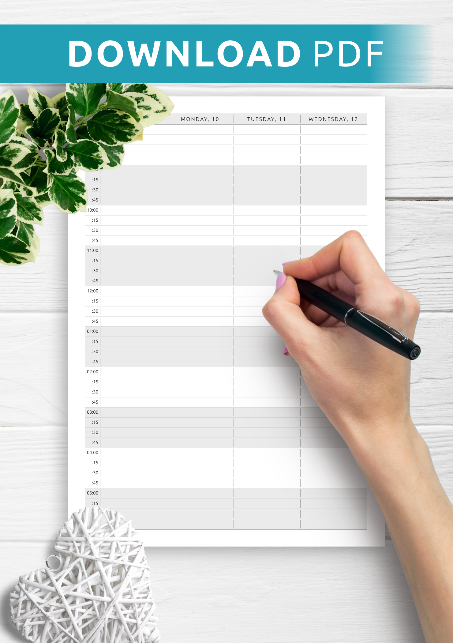 Appointment Template Free Printable