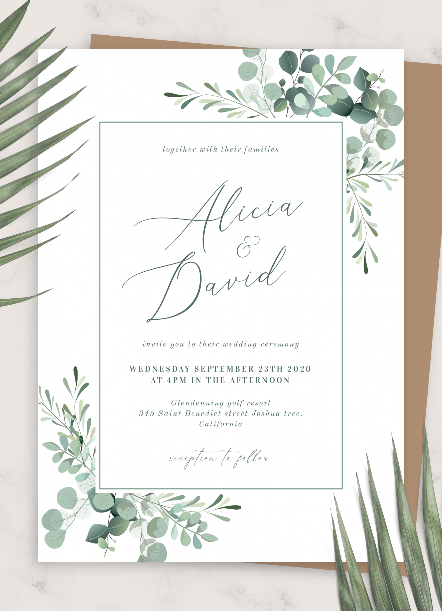 Printable Wedding Invitation Templates Free