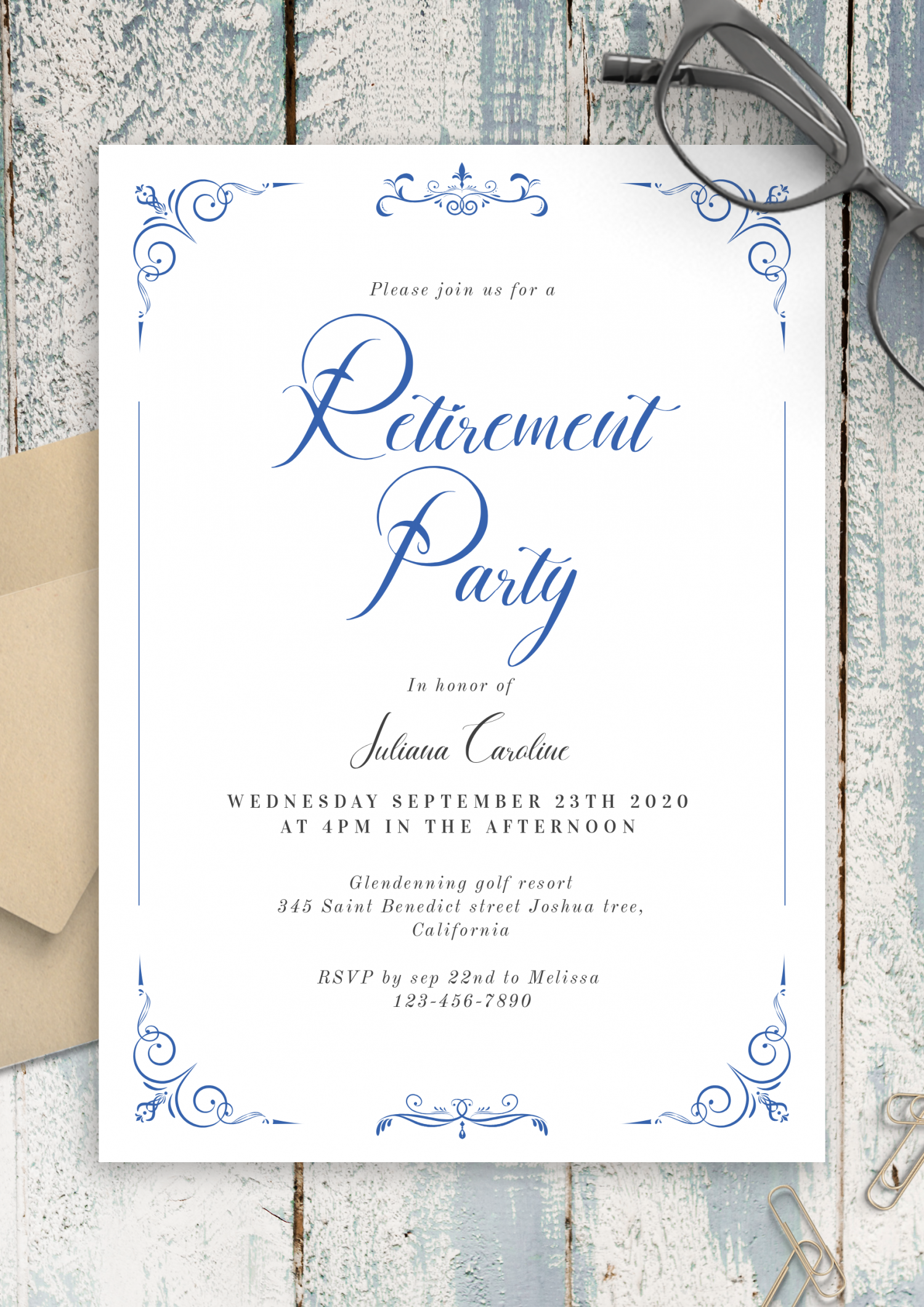 Free Printable Retirement Program Templates