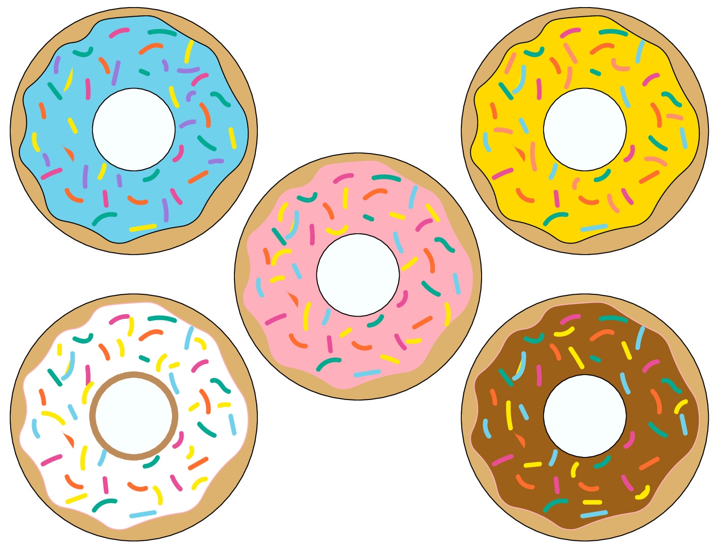 Free Printable Donut Template Printable