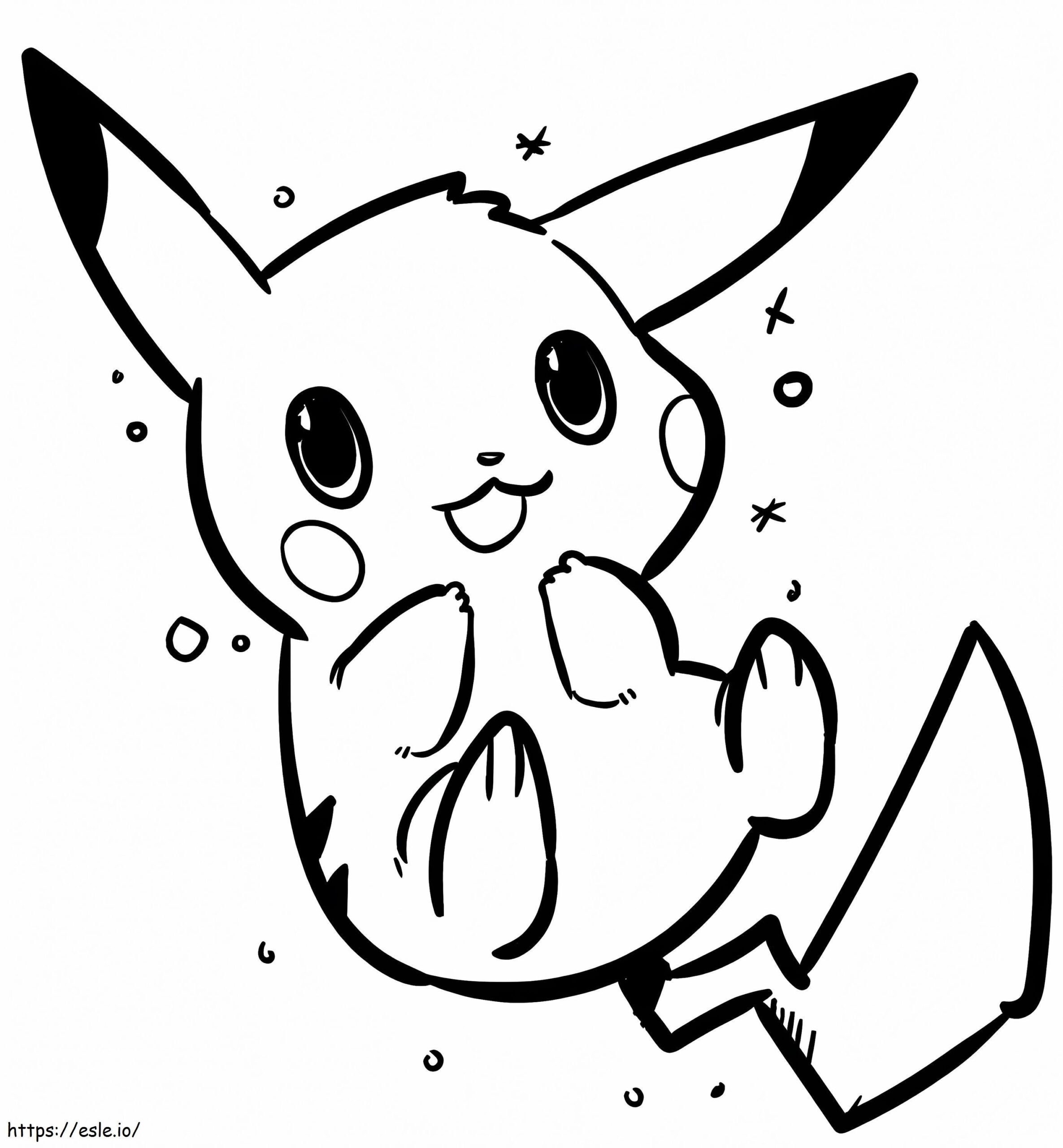 Free Printable Pikachu Coloring Pages