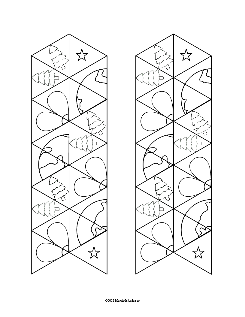 Earth Tri hexaflexagons Momgineer