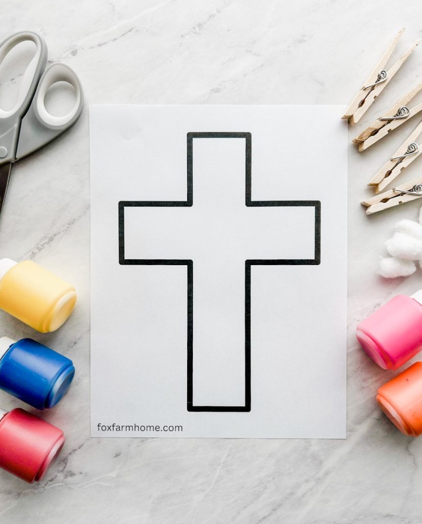 Printable Cross Template Free