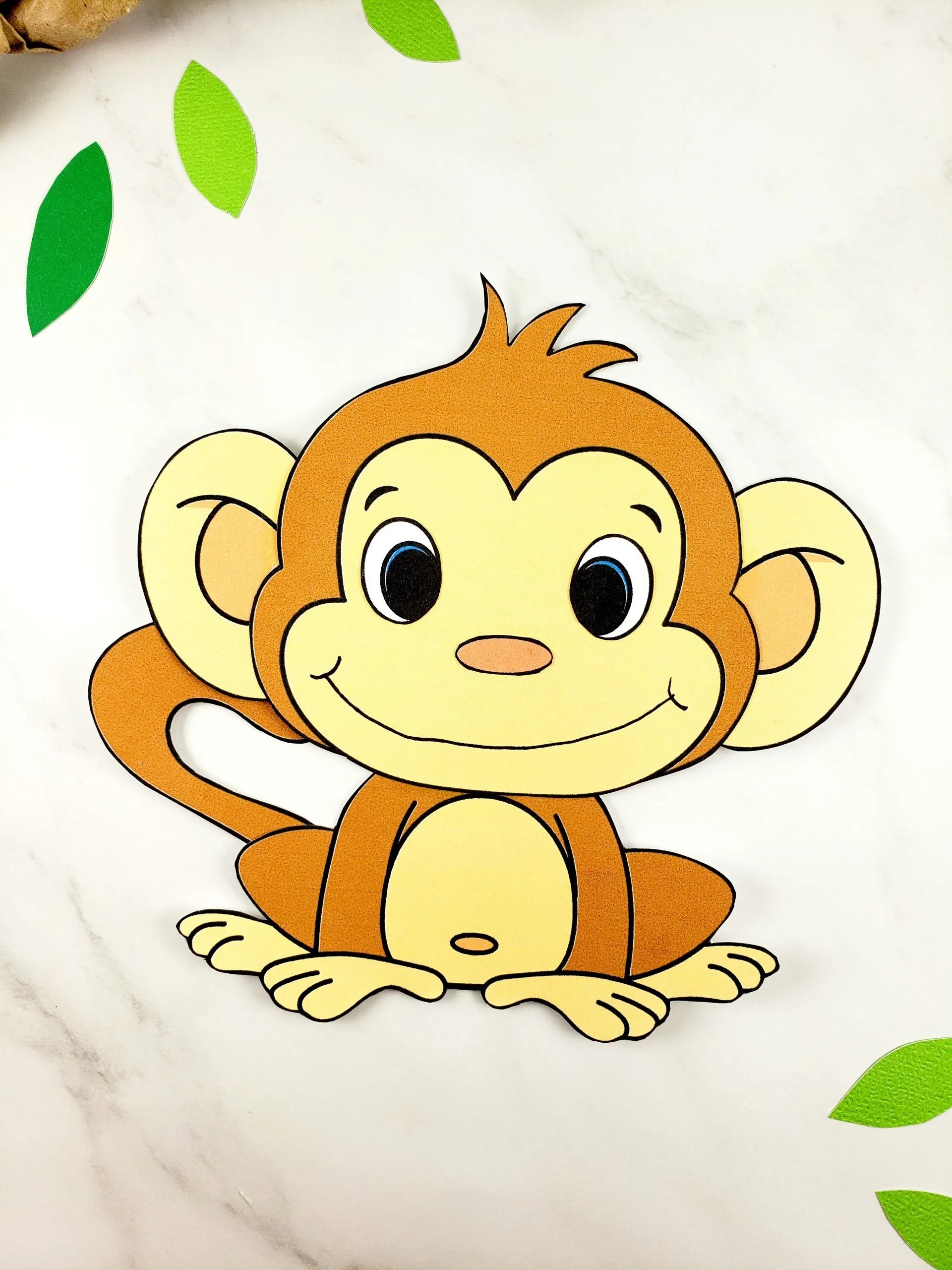 Free Printable Monkey Template