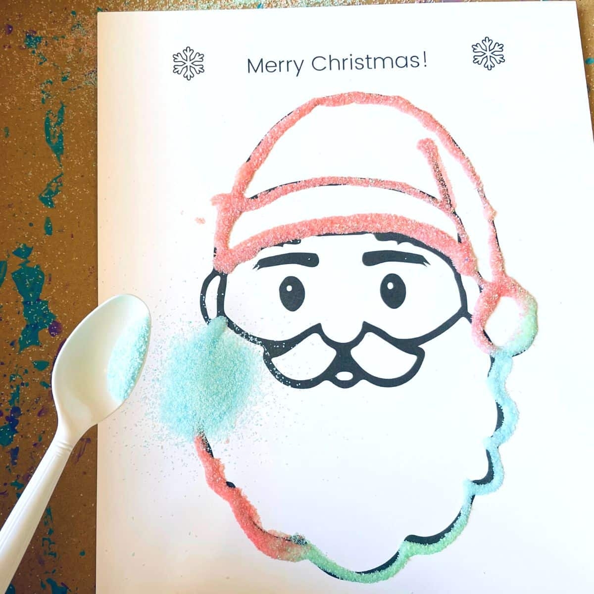 Free Printable Santa Faces Free Printable Santa Faces