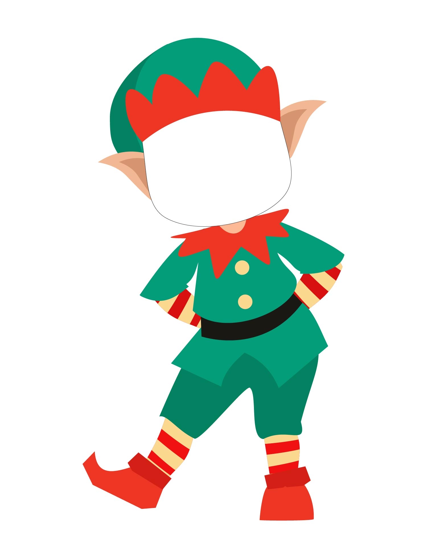 Elf Yourself Template 15 Free PDF Printables Printablee