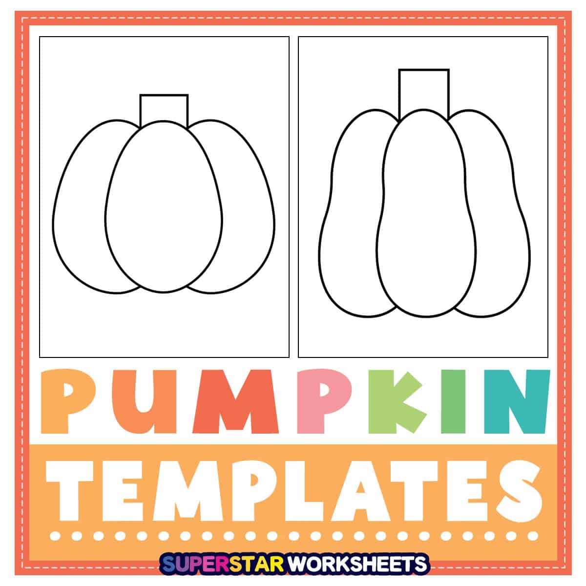 Fall Templates Superstar Worksheets