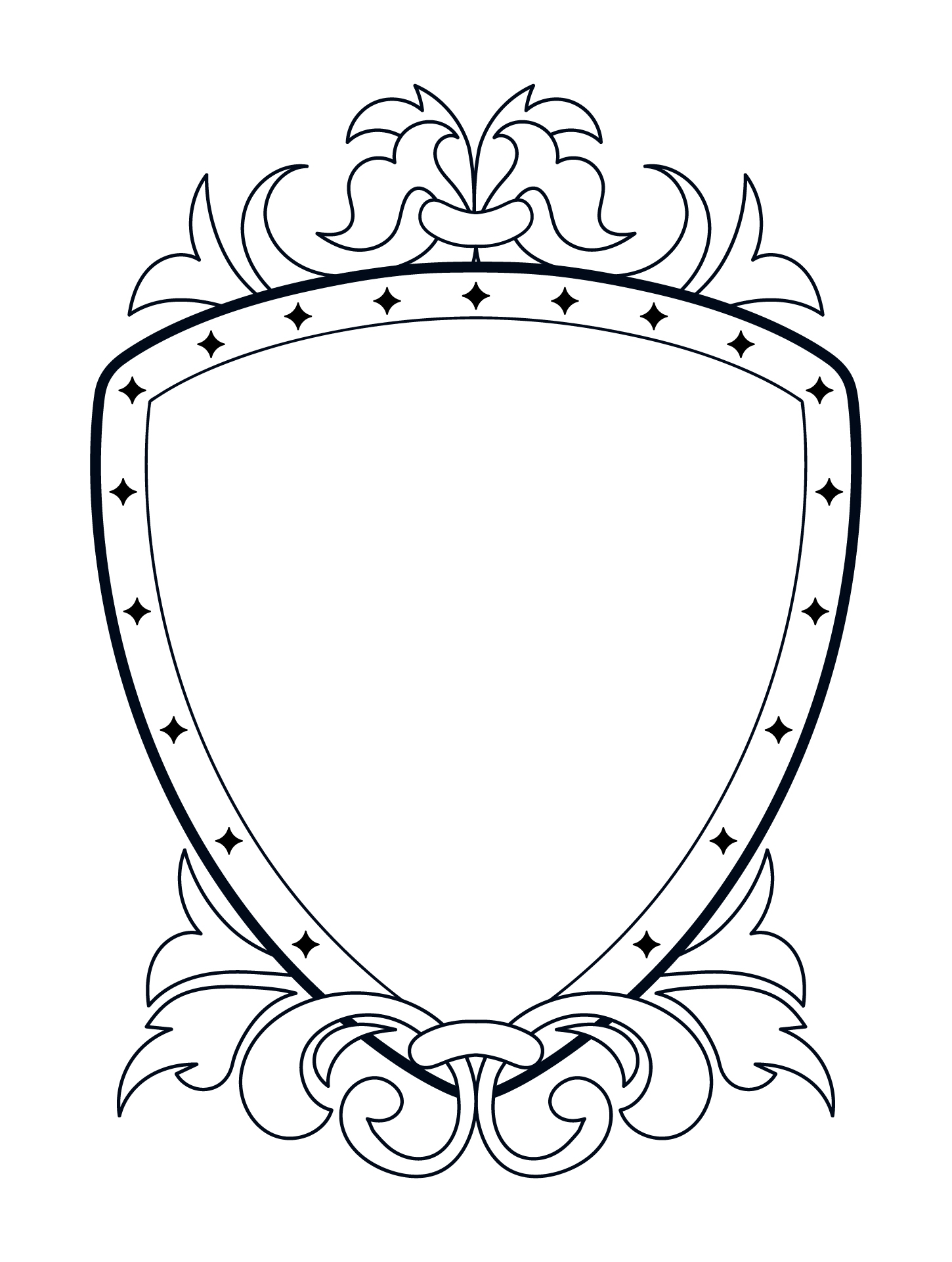 Blank Coat Of Arms Template Printable