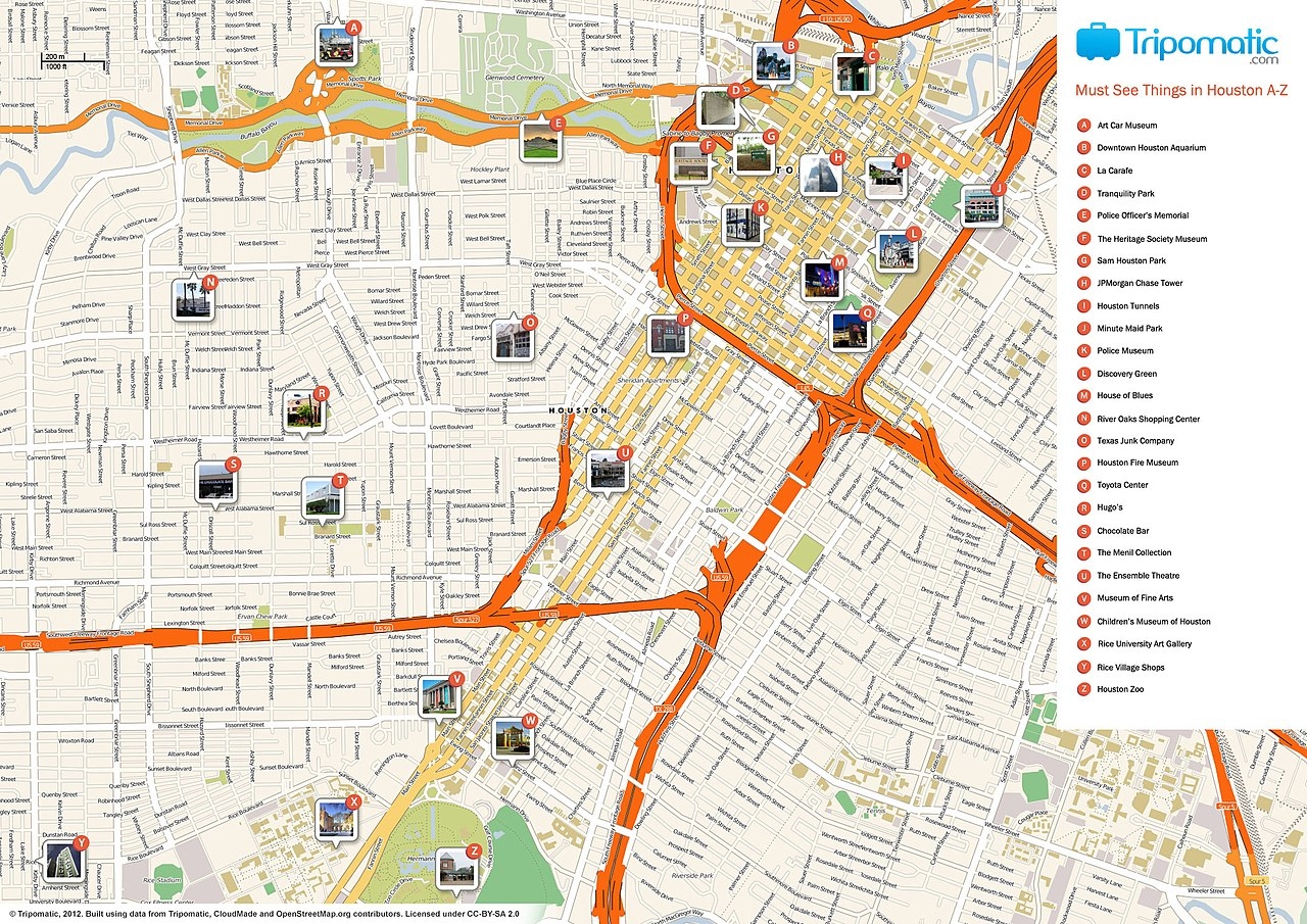File Houston Printable Tourist Attractions Map jpg Wikimedia Commons