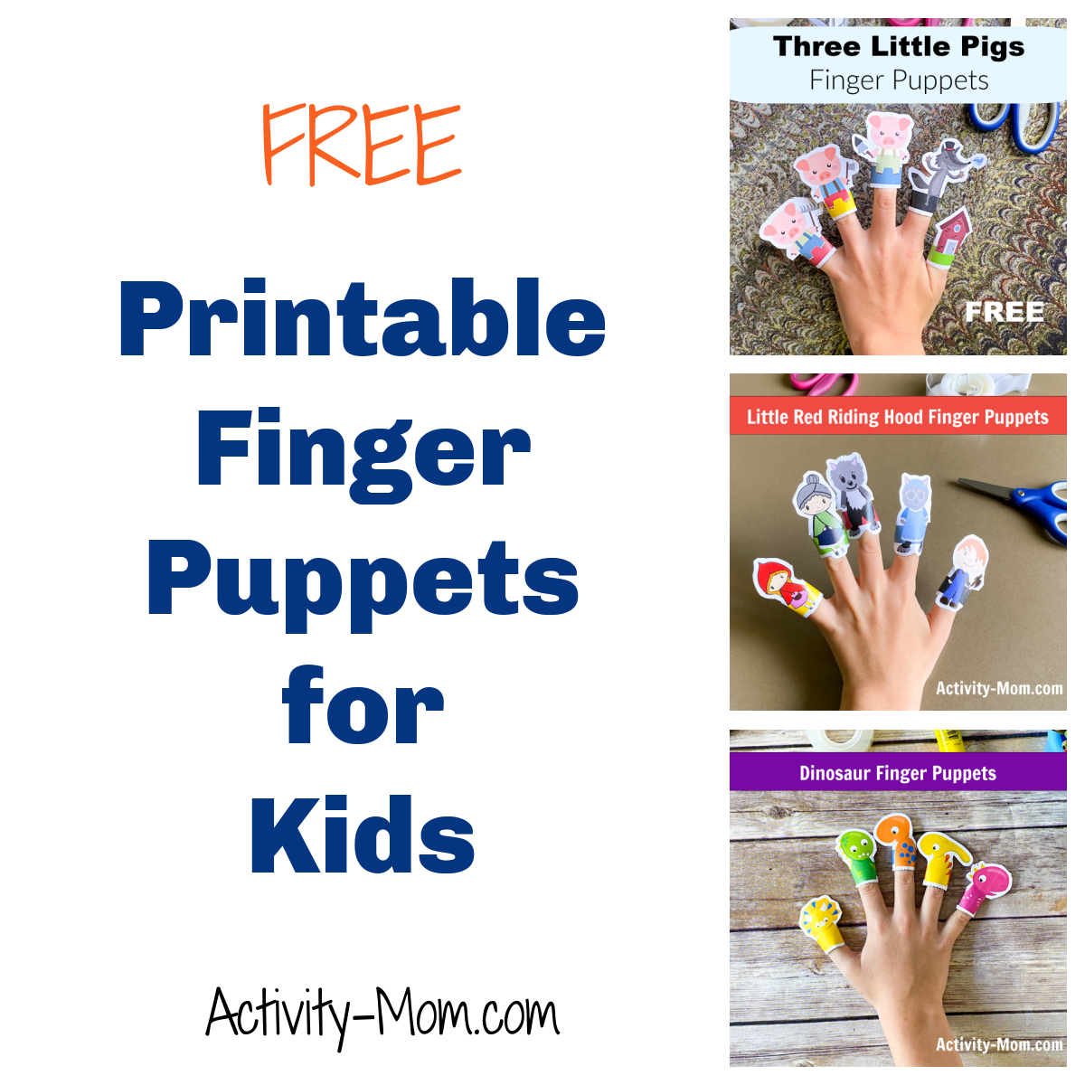 Free Printable Finger Puppets Templates