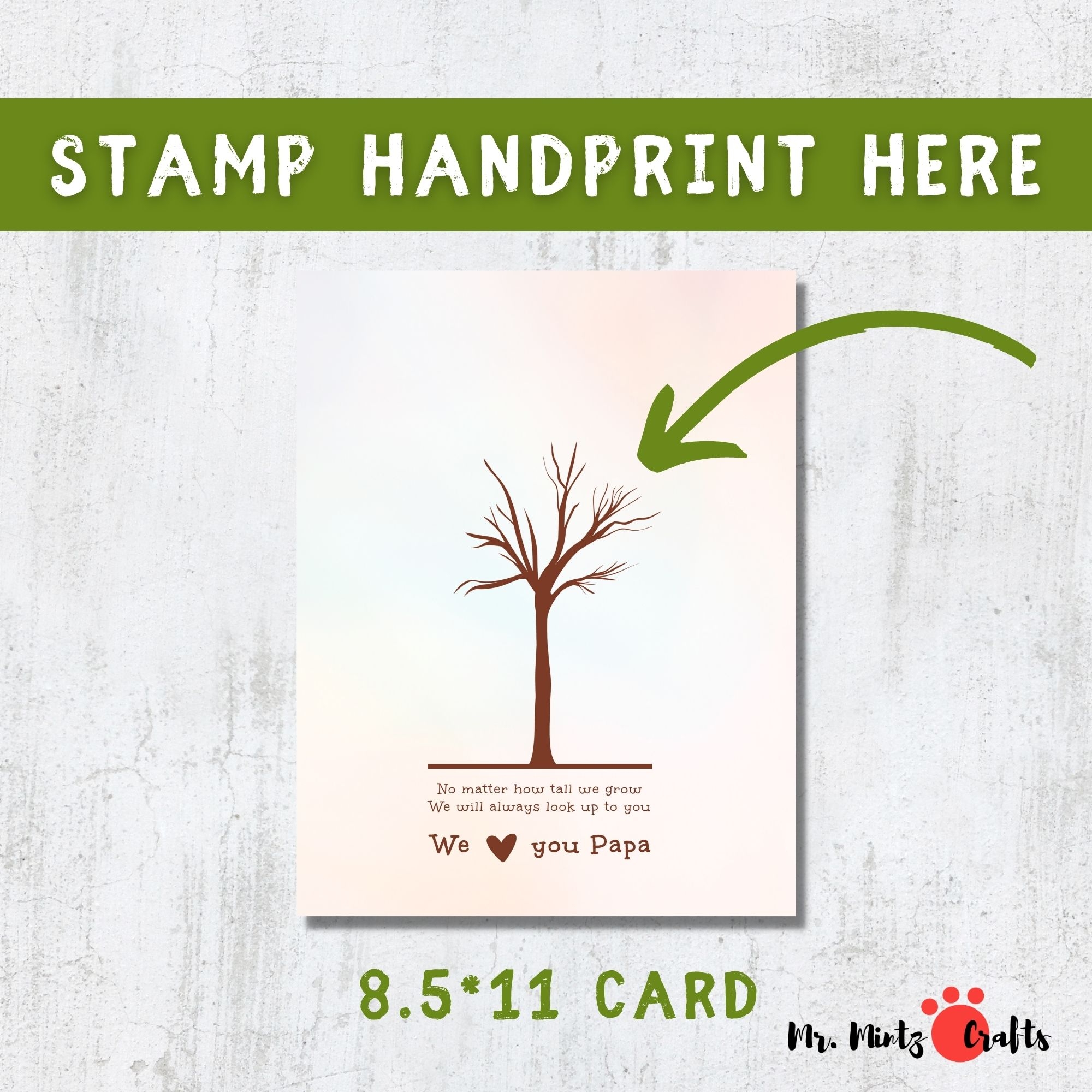 Fingerprint Family Tree For Father s Day