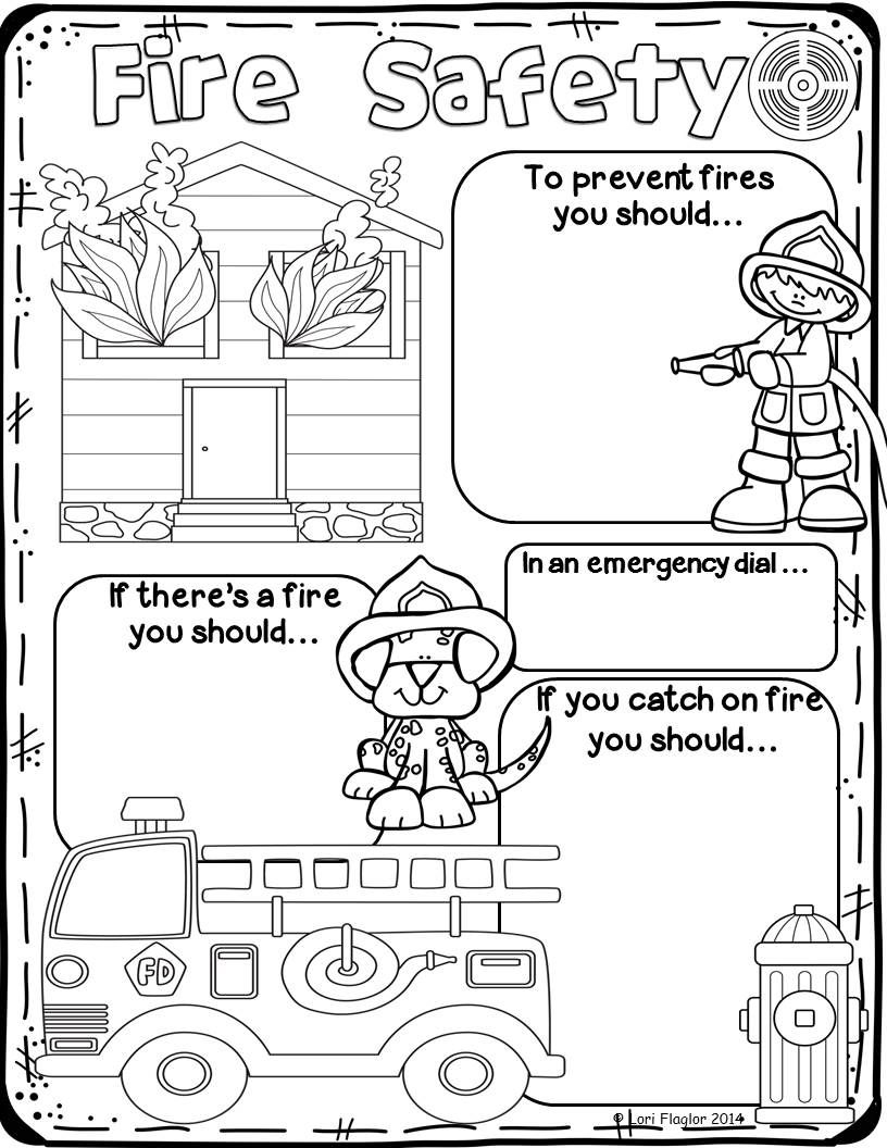 Fire Safety Fire Safety Worksheets Fire Safety Free Fire Worksheets Library