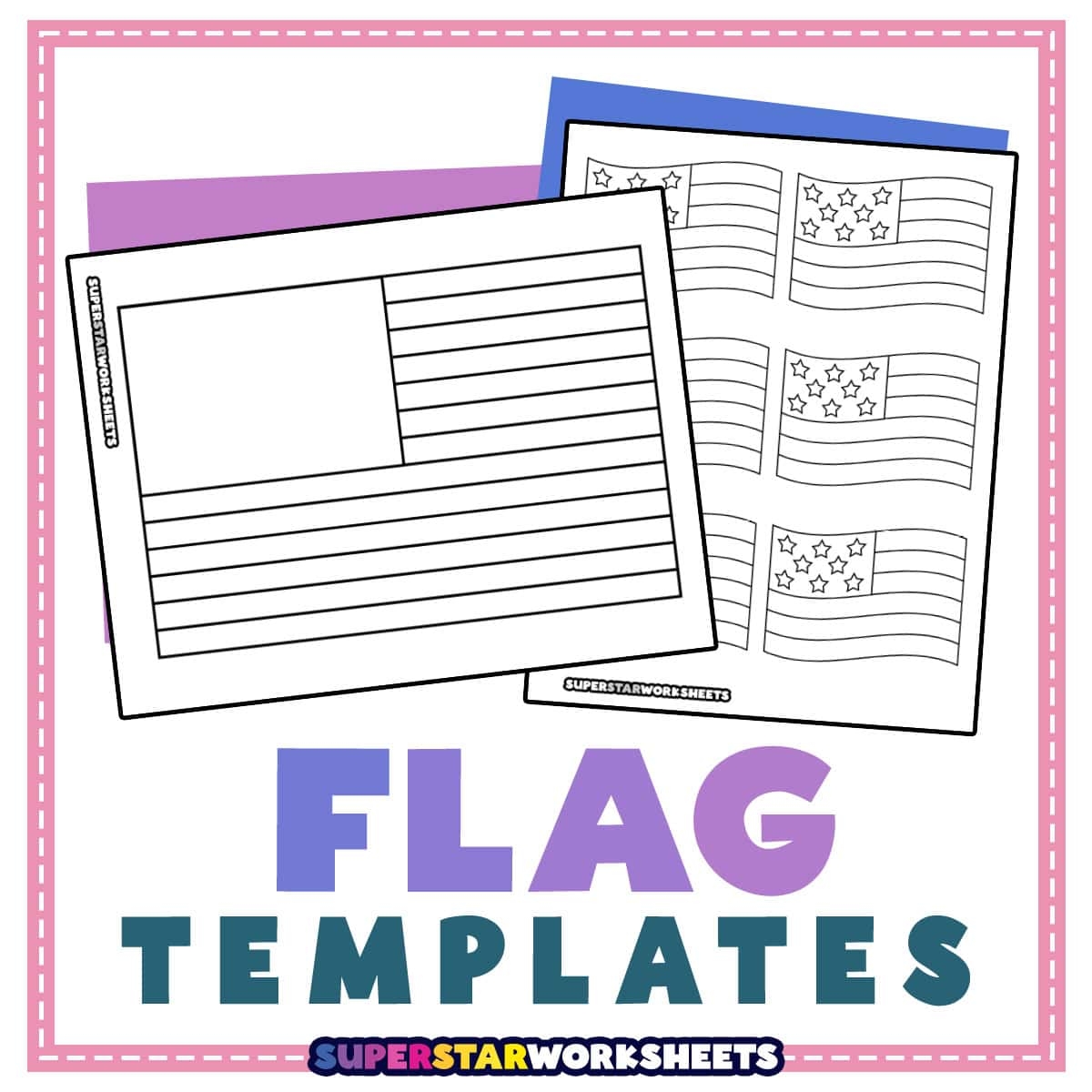 Blank Flag Template Printable