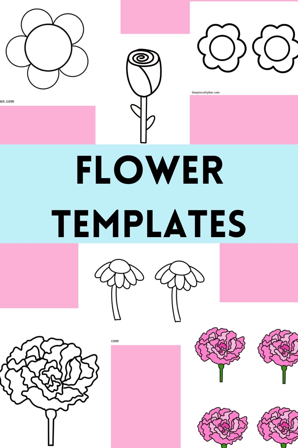 Free Printable Flower Templates For Kids