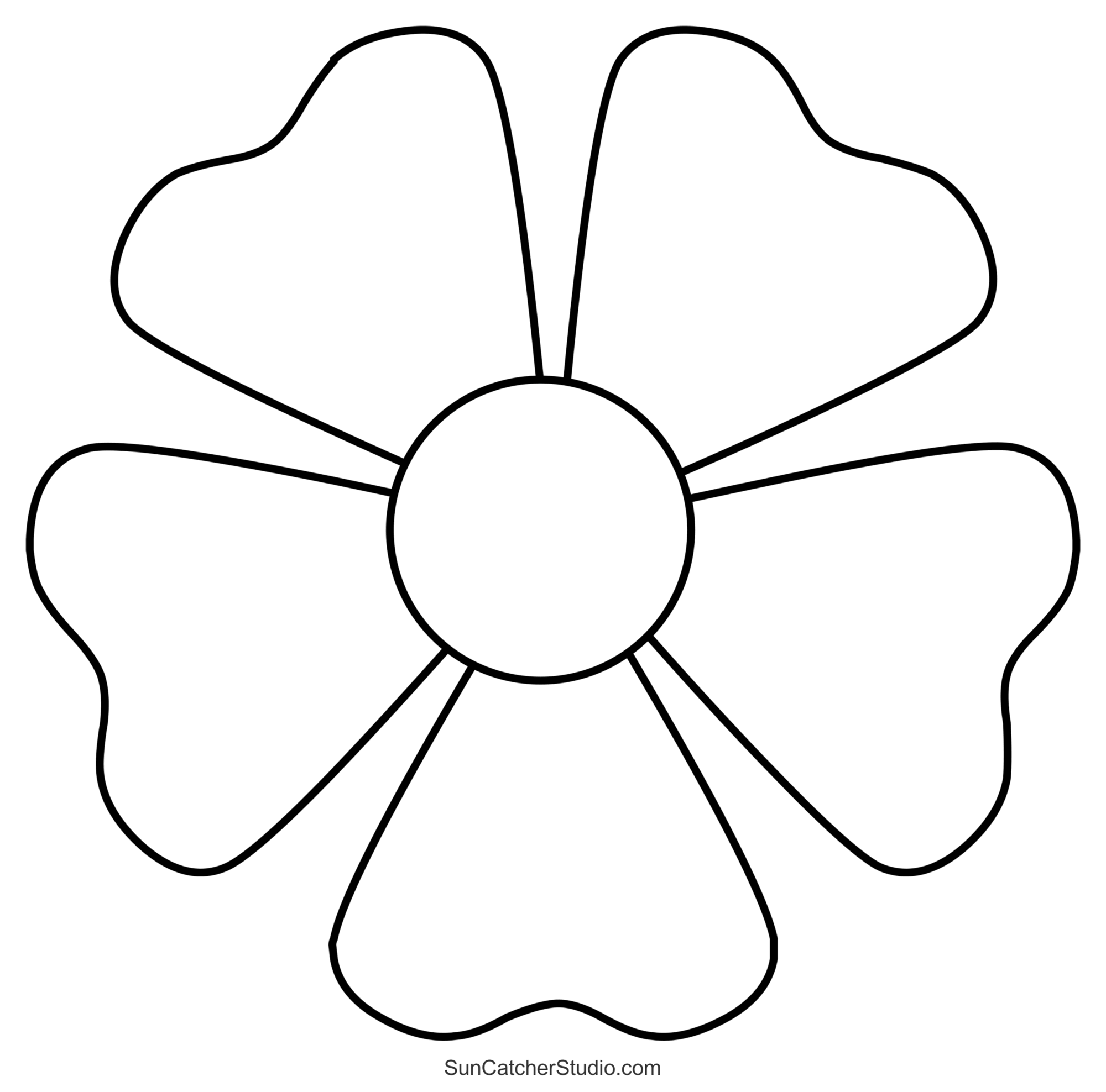 Flower Templates Patterns SVG Files Printable Stencils Free Printables Monograms Design Tools Patterns U0026 DIY Projects