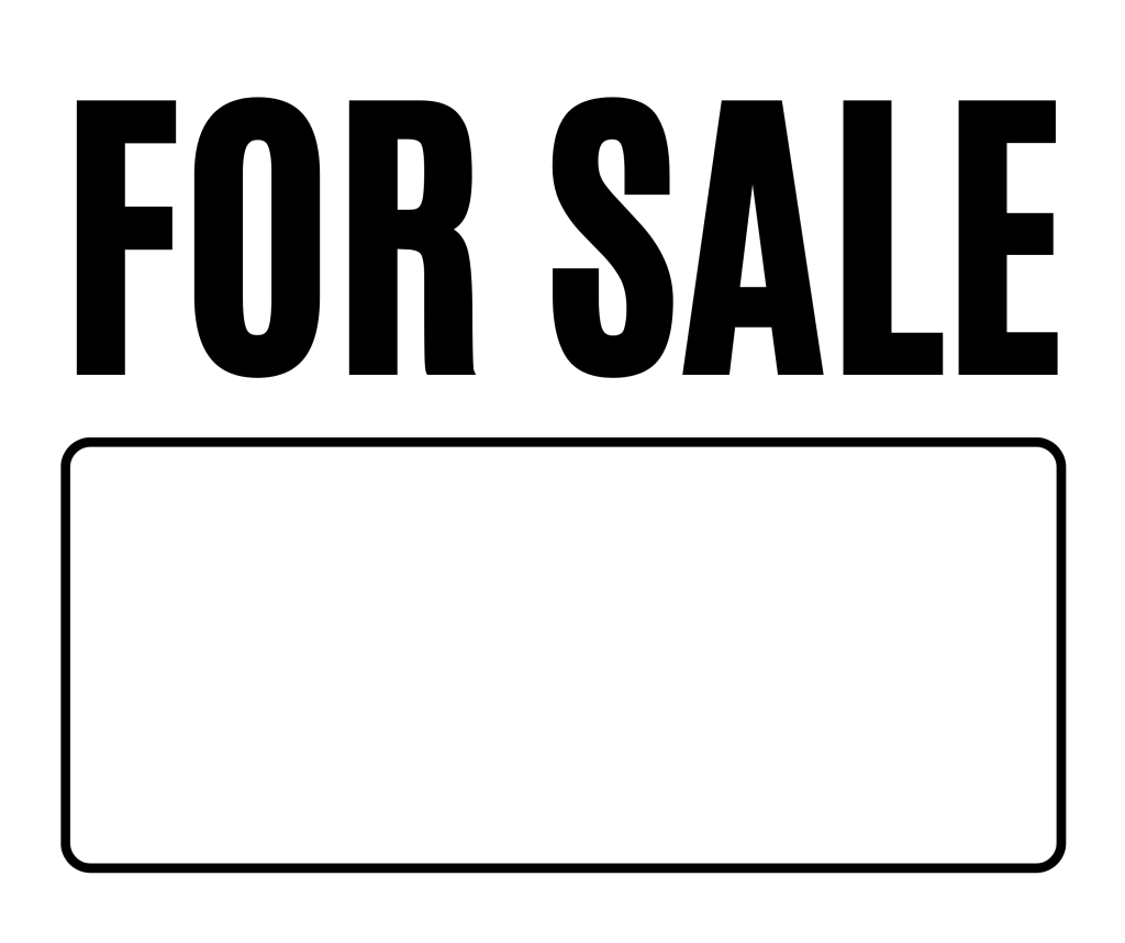 Free Printable For Sale Sign