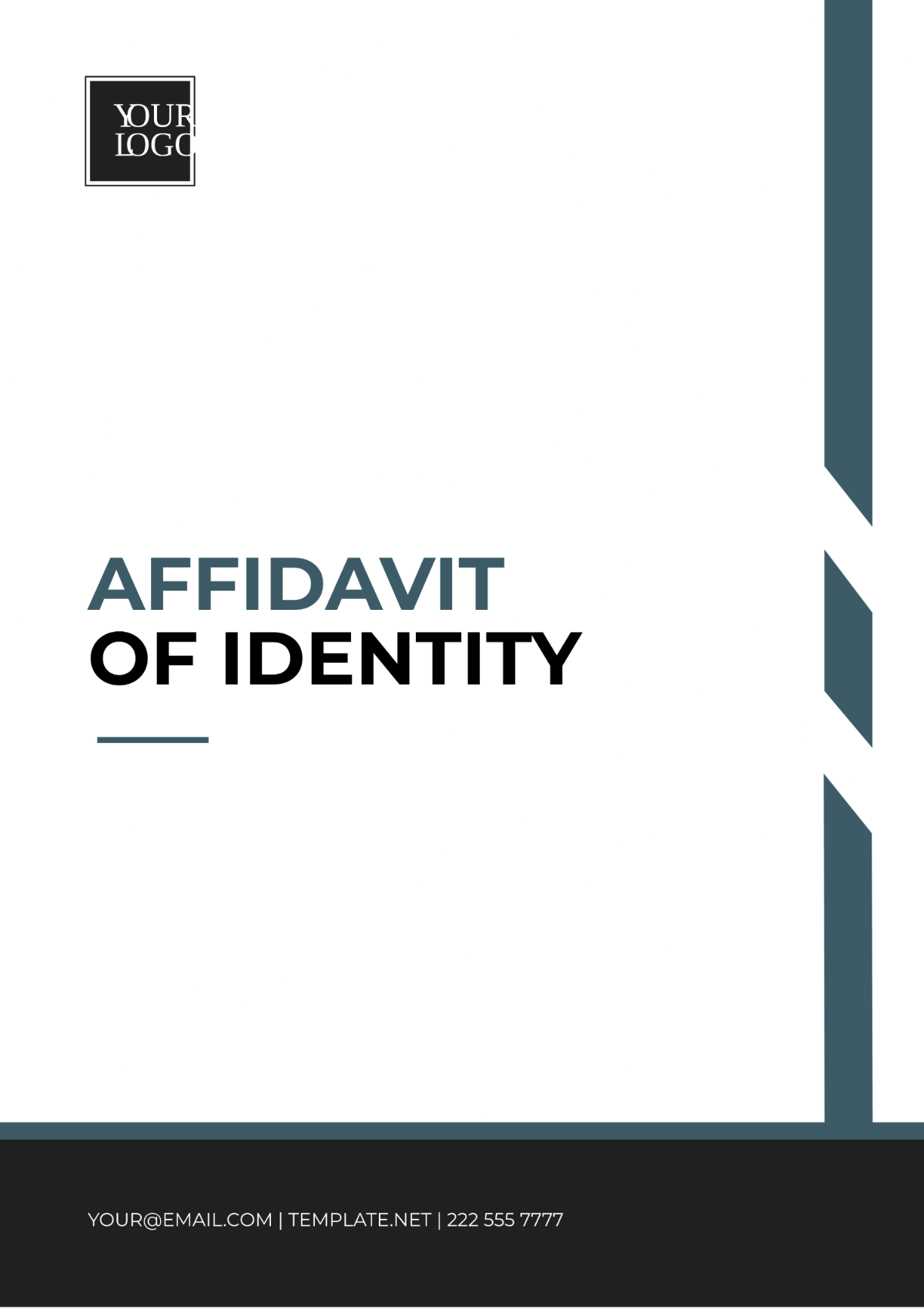 Free Printable Affidavit Of Identity
