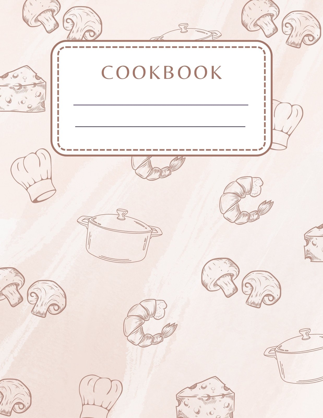 Free And Customizable Cookbook Templates Free And Customizable Cookbook Templates