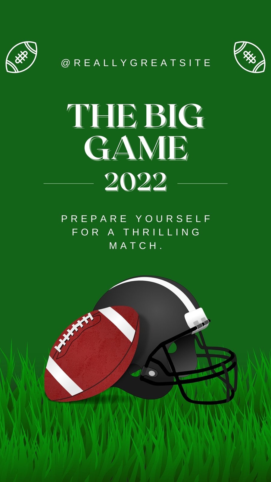 Free And Customizable Football Templates