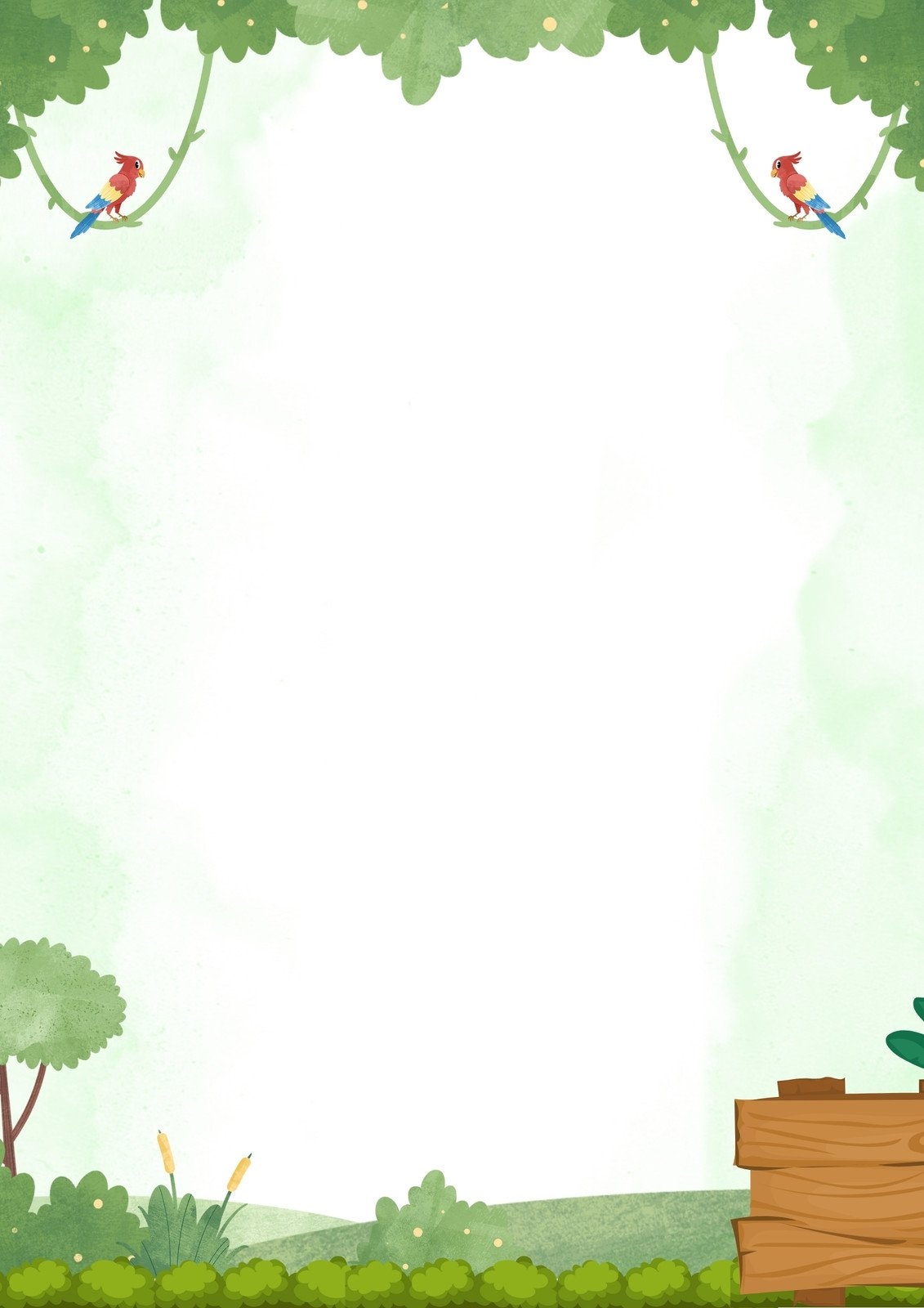 Free And Customizable Forest Templates