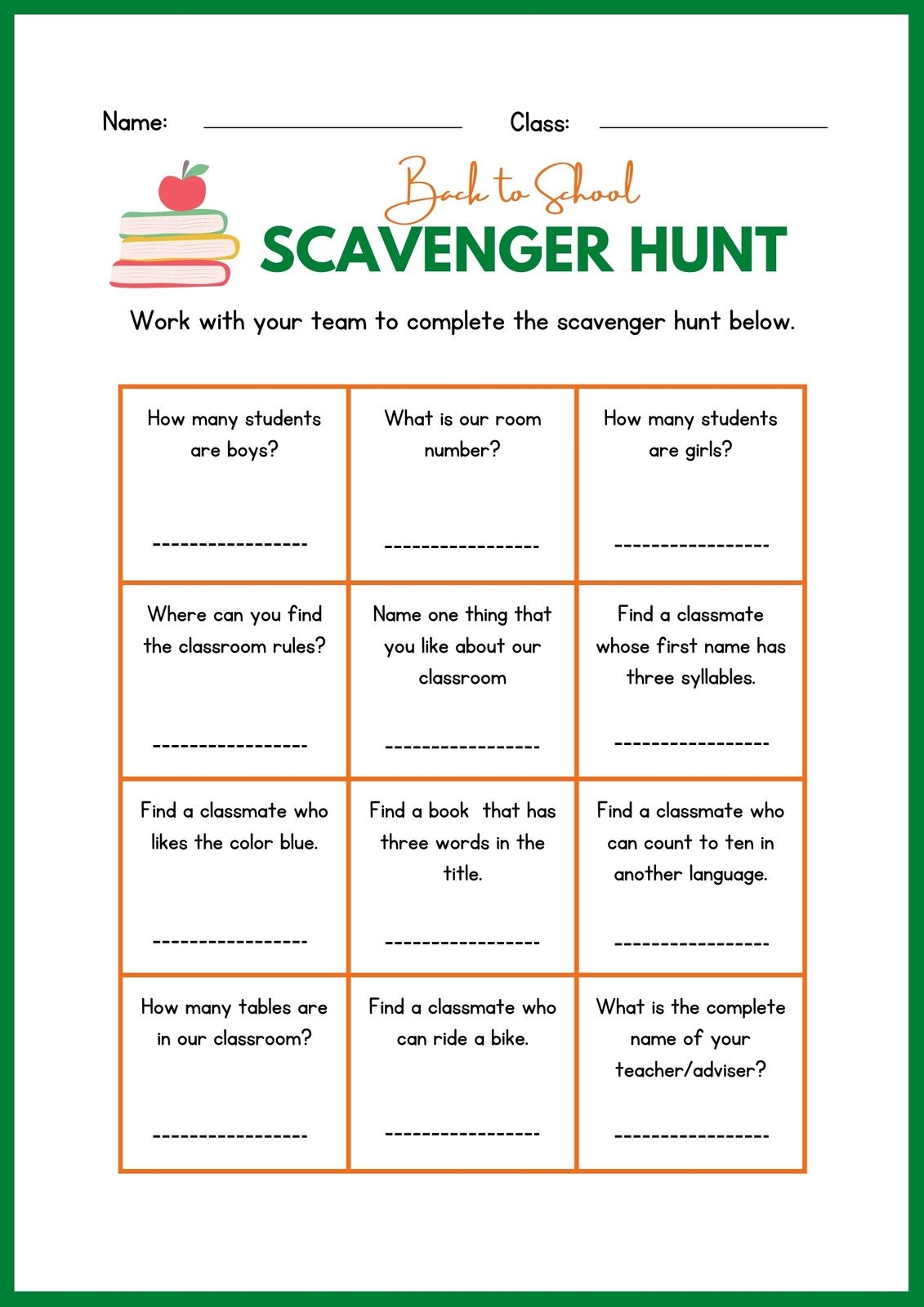 Free And Customizable Scavenger Hunt Templates Free And Customizable Scavenger Hunt Templates