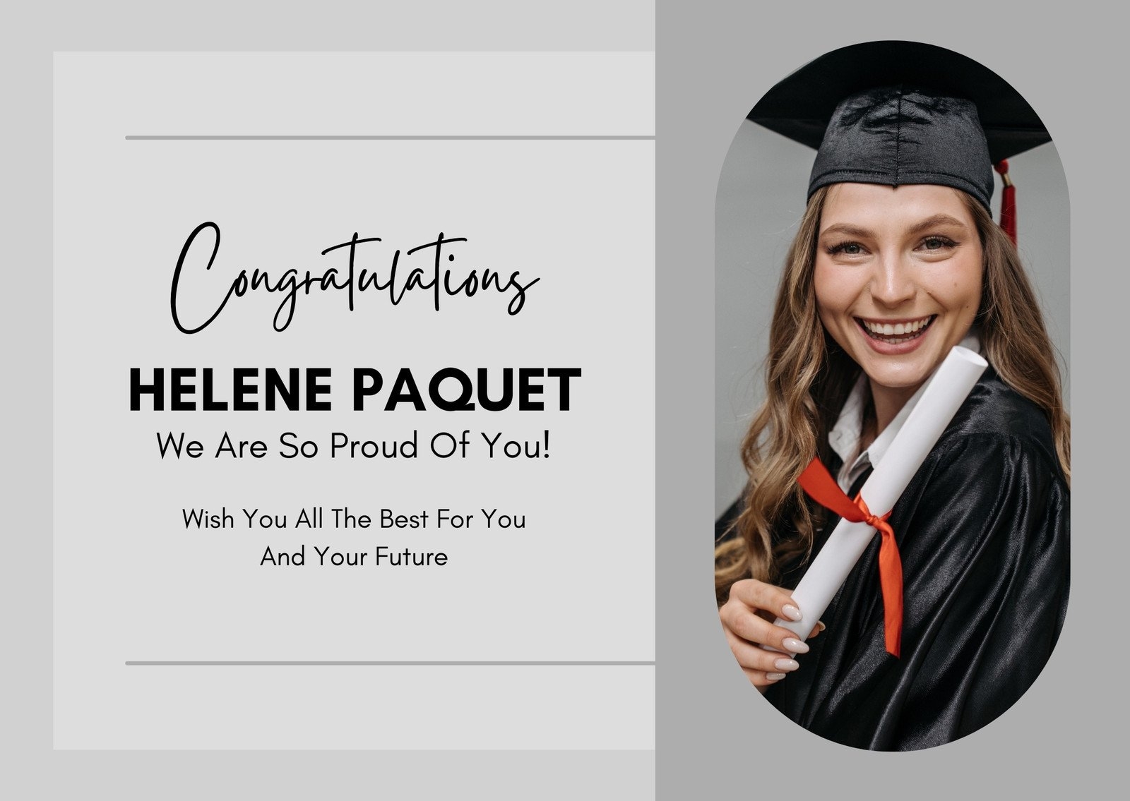 Free And Printable Custom Graduation Card Templates Canva