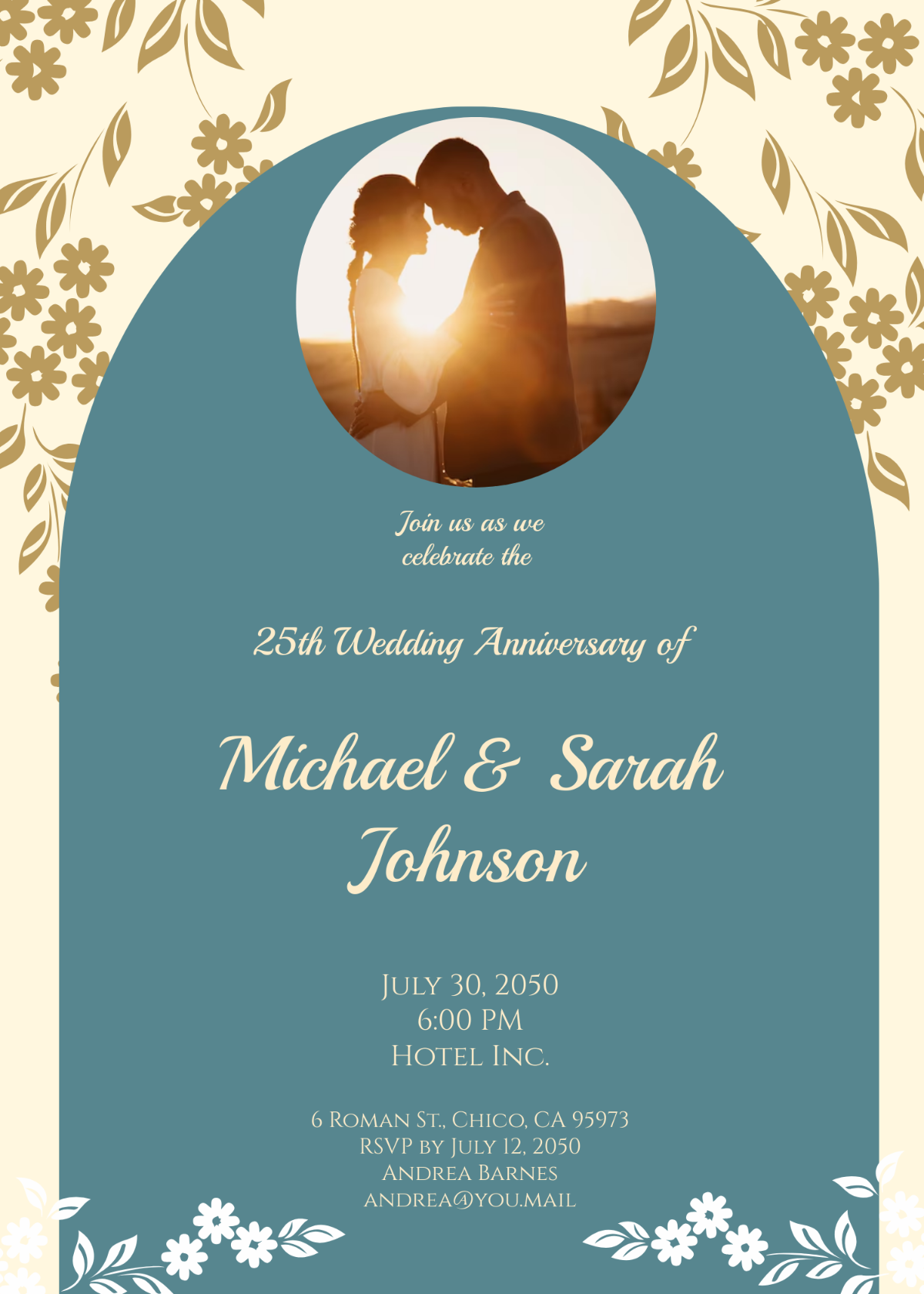Free Printable Anniversary Party Invitation Templates